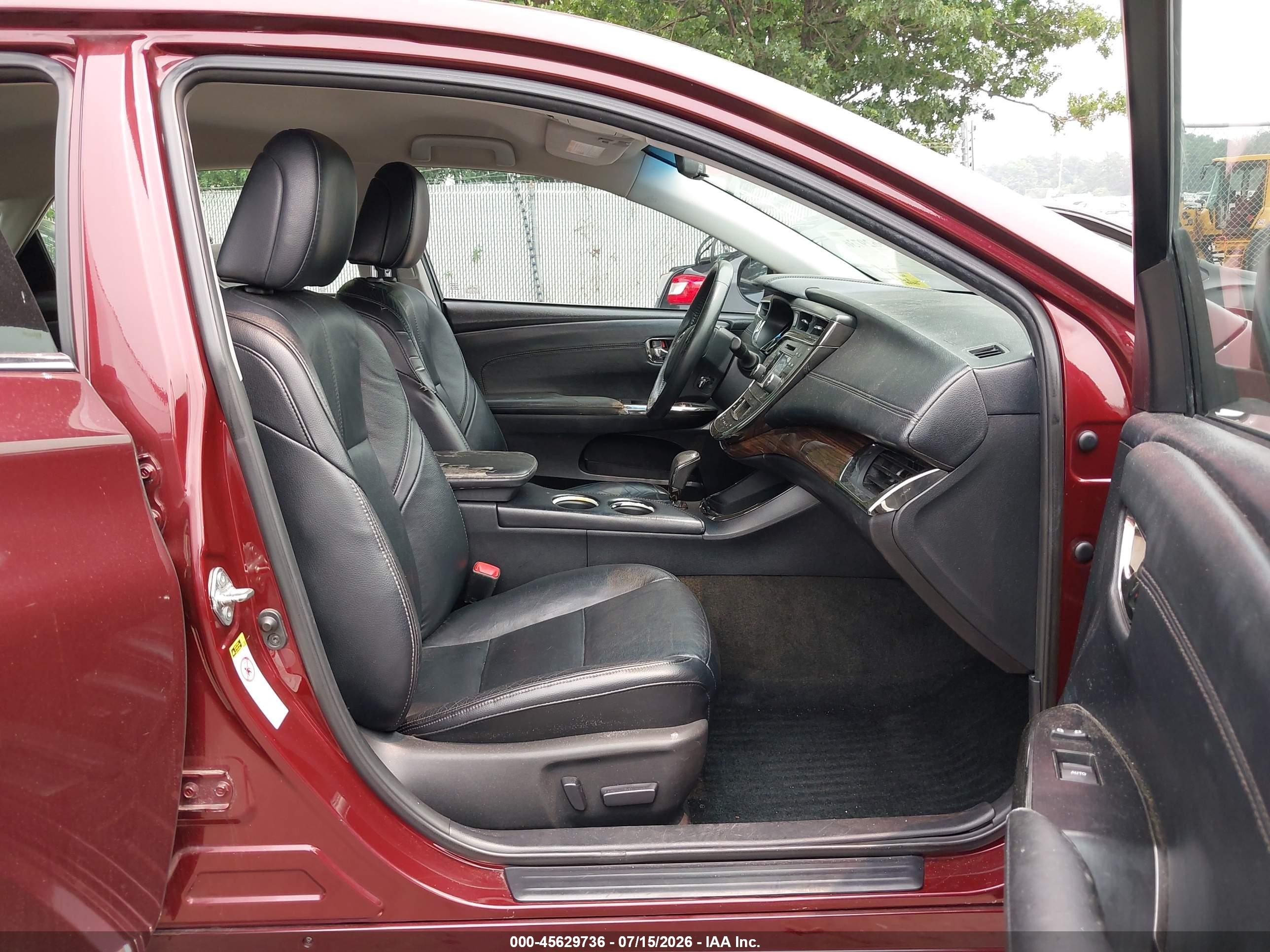 2013 Toyota Avalon Xle Burgundy vin: 4T1BK1EB3DU043485