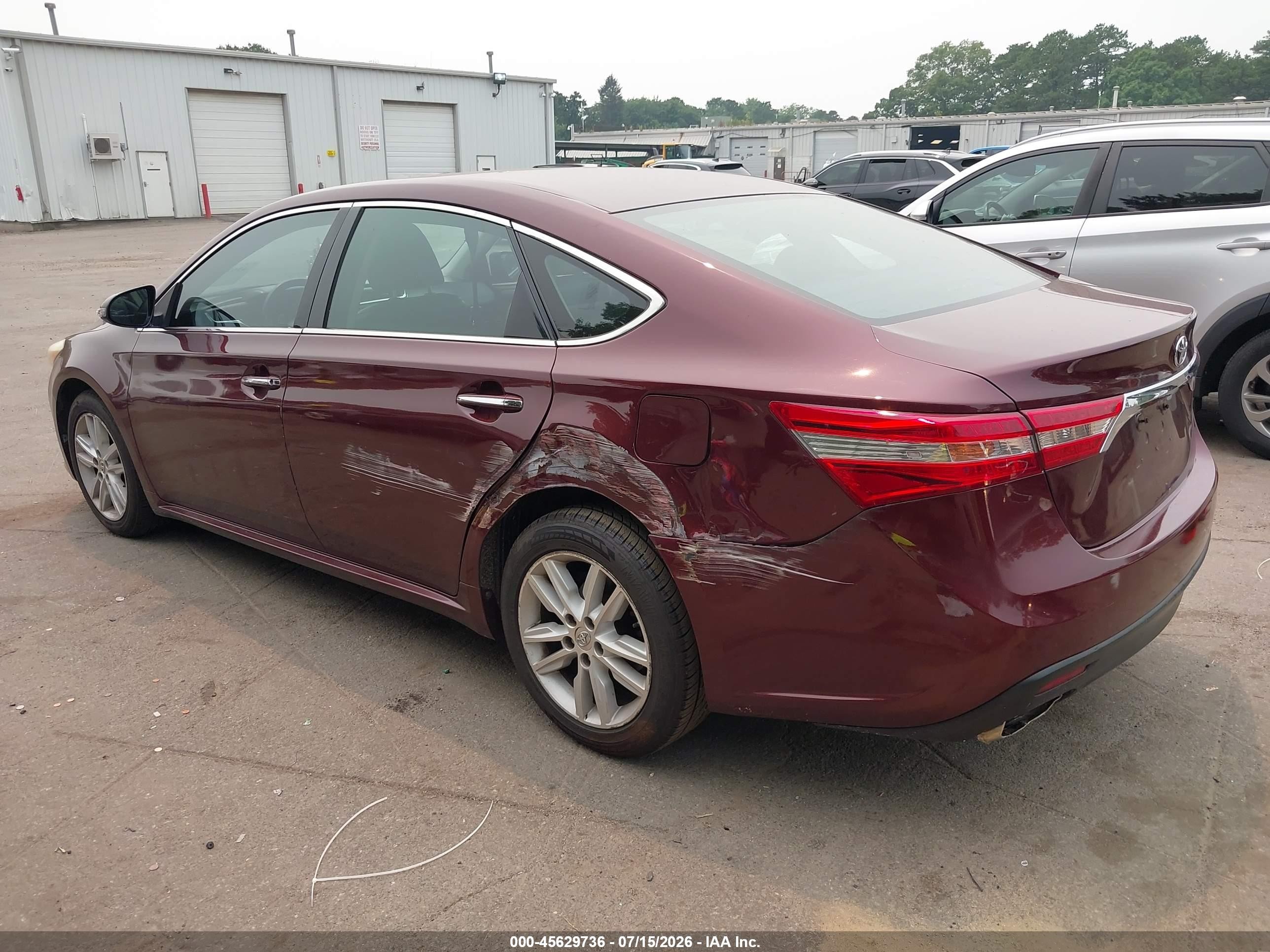2013 Toyota Avalon Xle Burgundy vin: 4T1BK1EB3DU043485