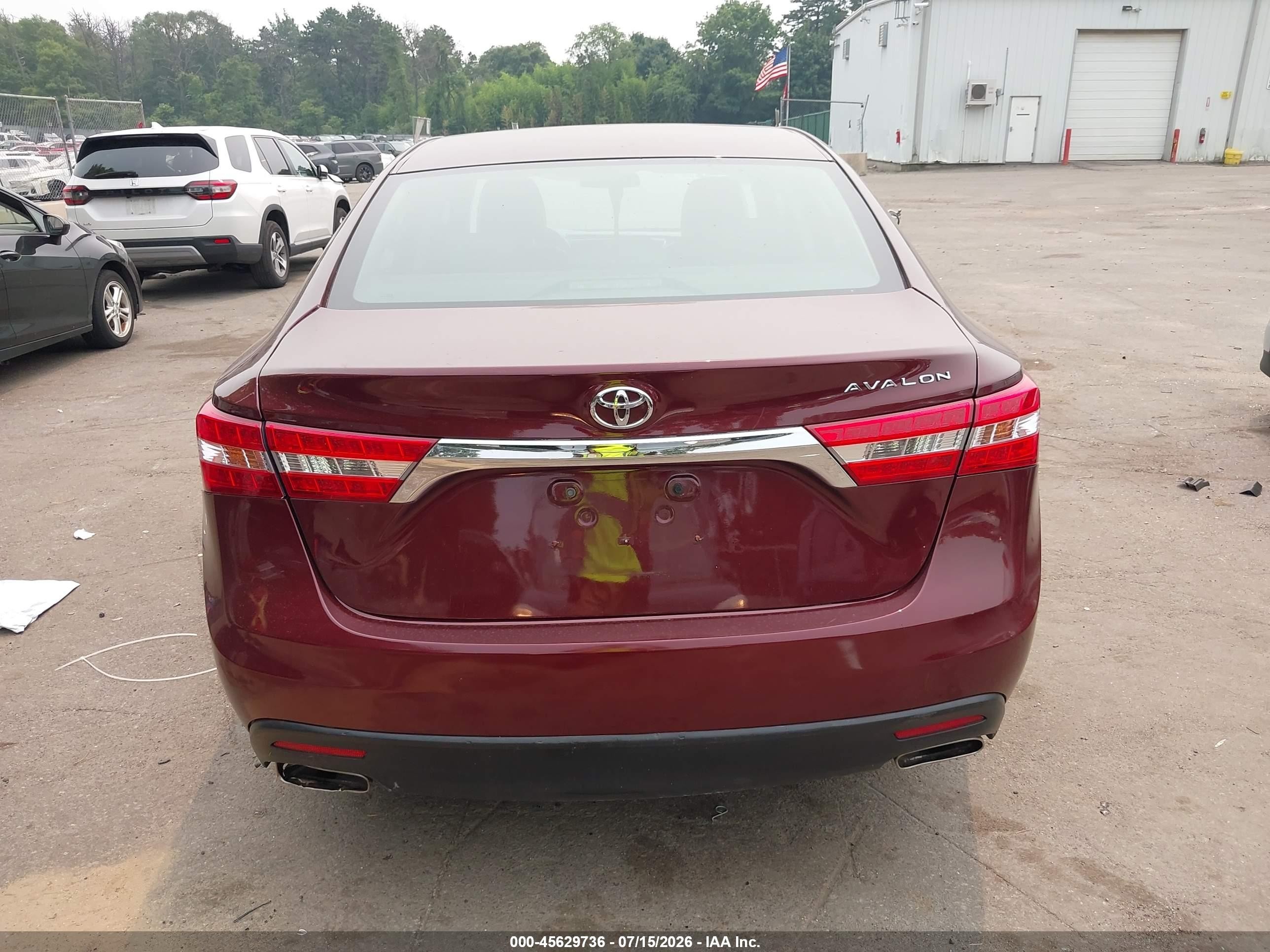 2013 Toyota Avalon Xle Burgundy vin: 4T1BK1EB3DU043485