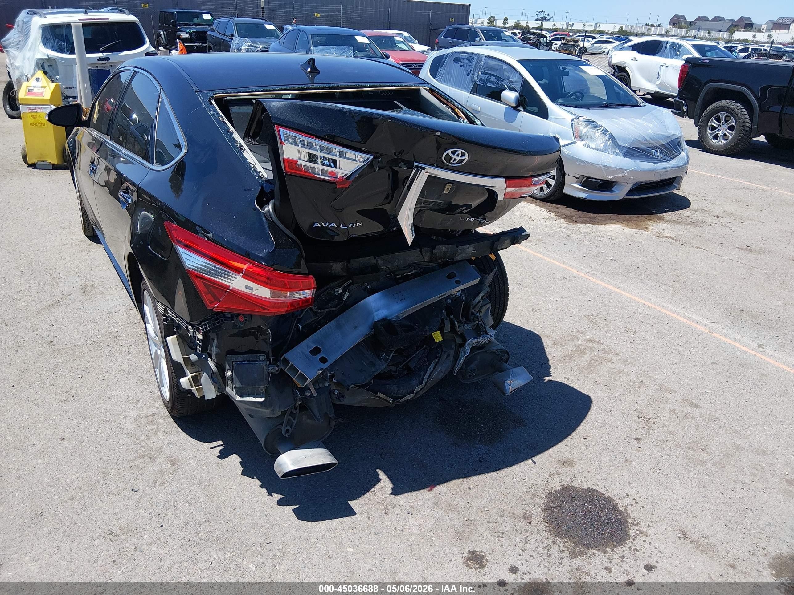 2013 Toyota Avalon Limited Черный vin: 4T1BK1EB3DU052929