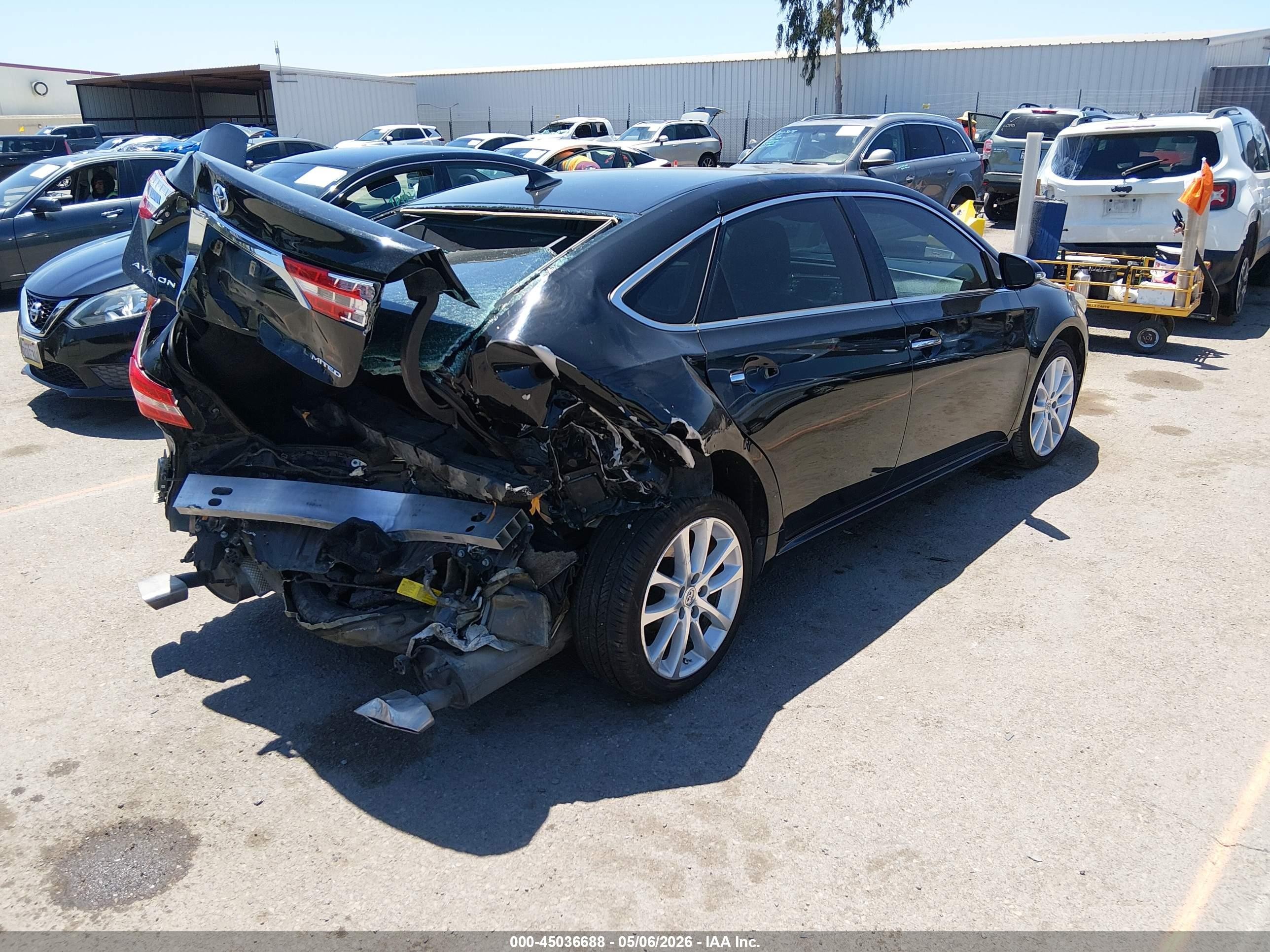 2013 Toyota Avalon Limited Черный vin: 4T1BK1EB3DU052929