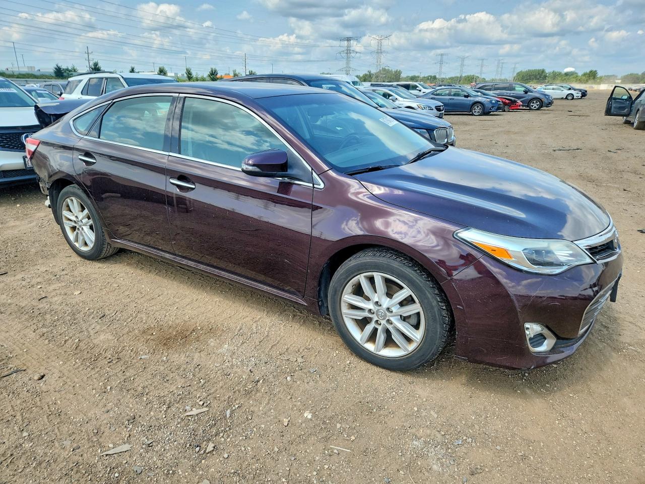 2013 Toyota Avalon Xle Burgundy vin: 4T1BK1EB3DU066975