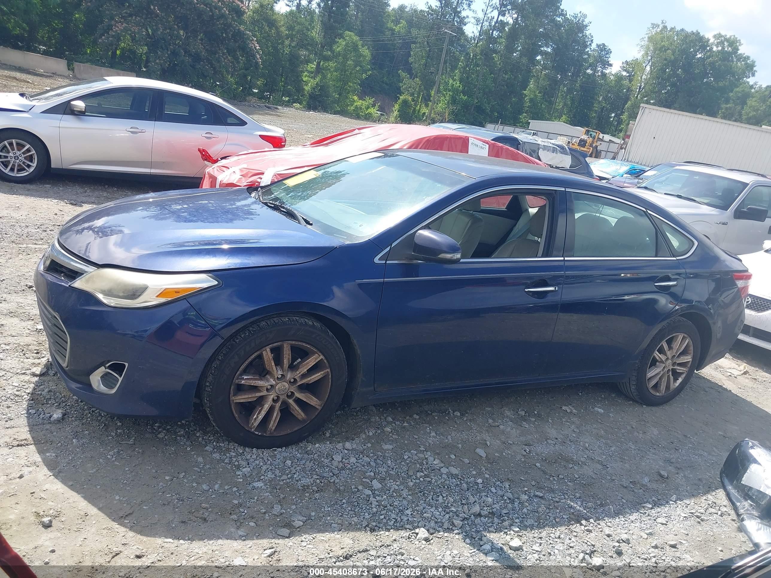 2013 Toyota Avalon Xle Blue vin: 4T1BK1EB3DU073747