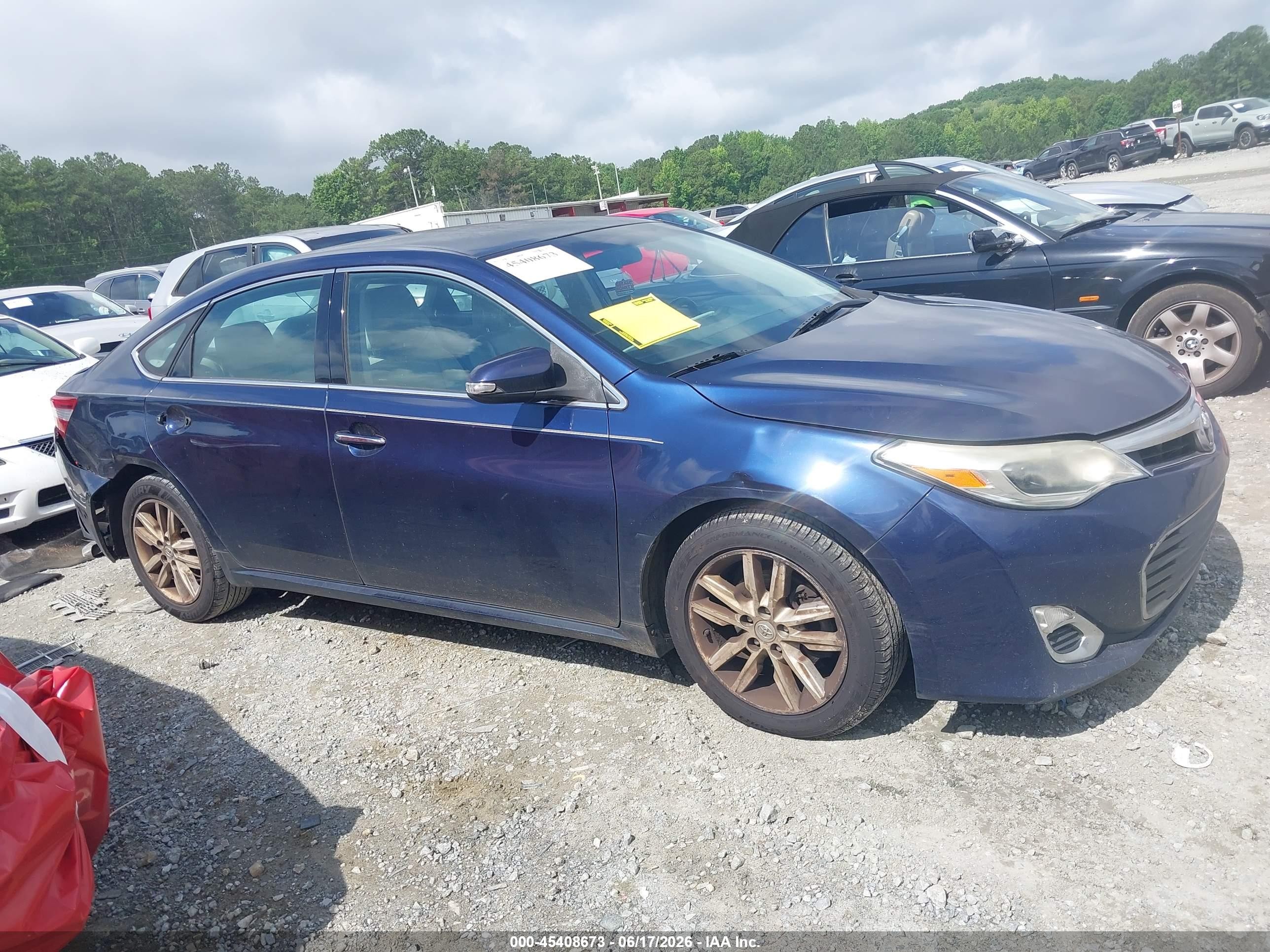 2013 Toyota Avalon Xle Blue vin: 4T1BK1EB3DU073747