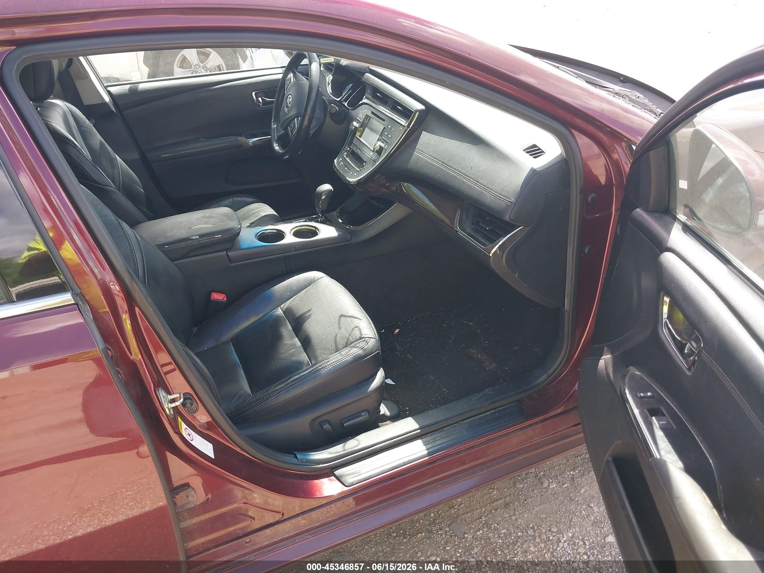 2013 Toyota Avalon Xle Touring Maroon vin: 4T1BK1EB3DU075692