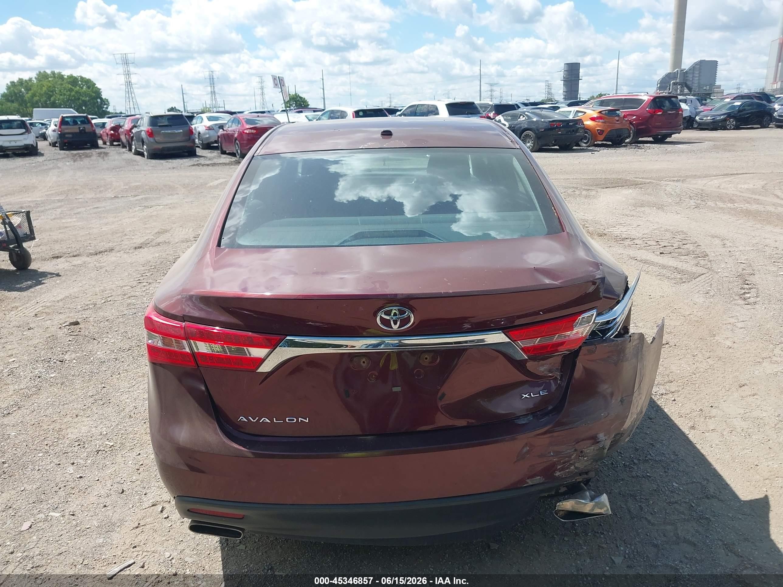 2013 Toyota Avalon Xle Touring Maroon vin: 4T1BK1EB3DU075692