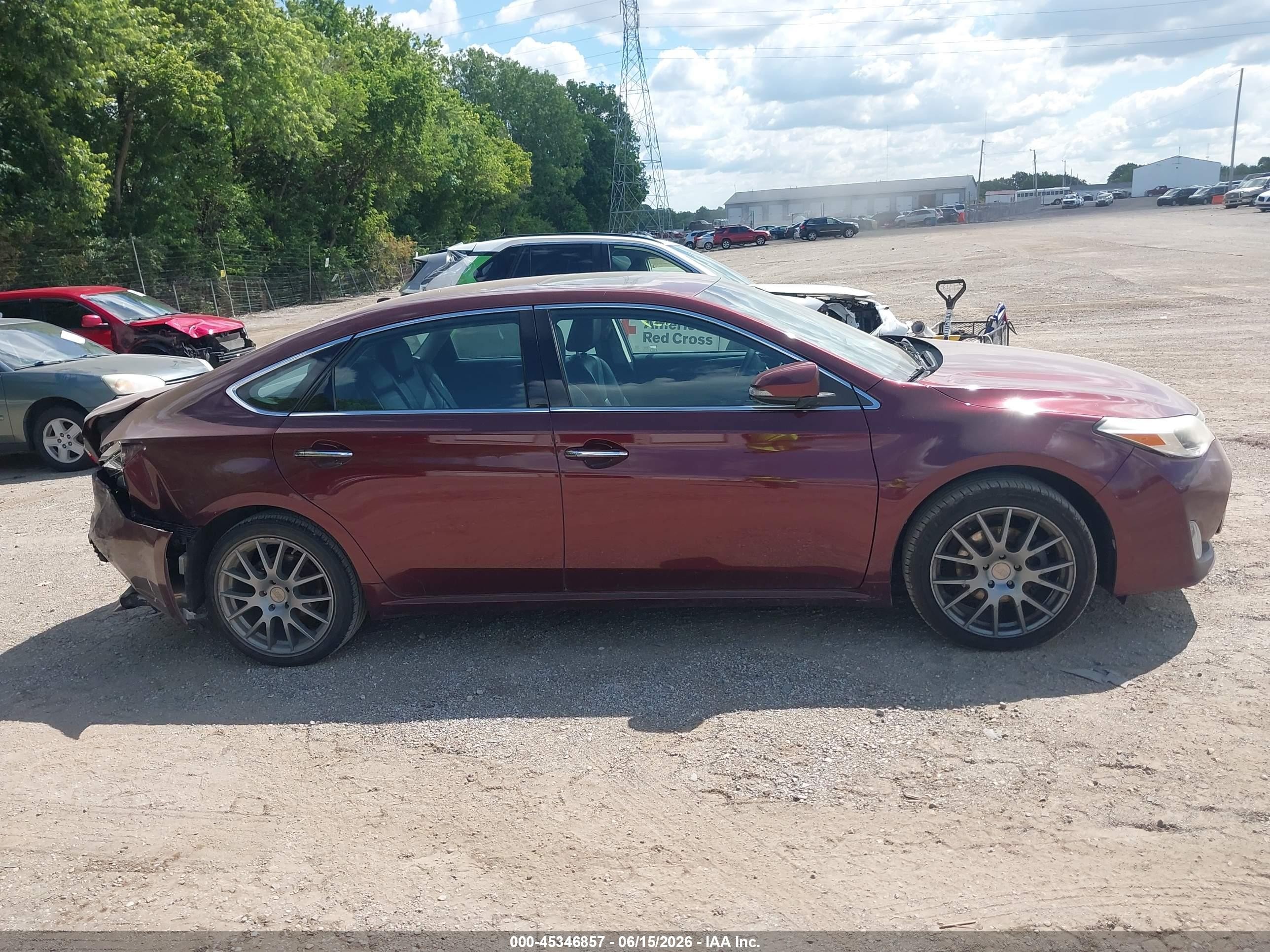 2013 Toyota Avalon Xle Touring Maroon vin: 4T1BK1EB3DU075692