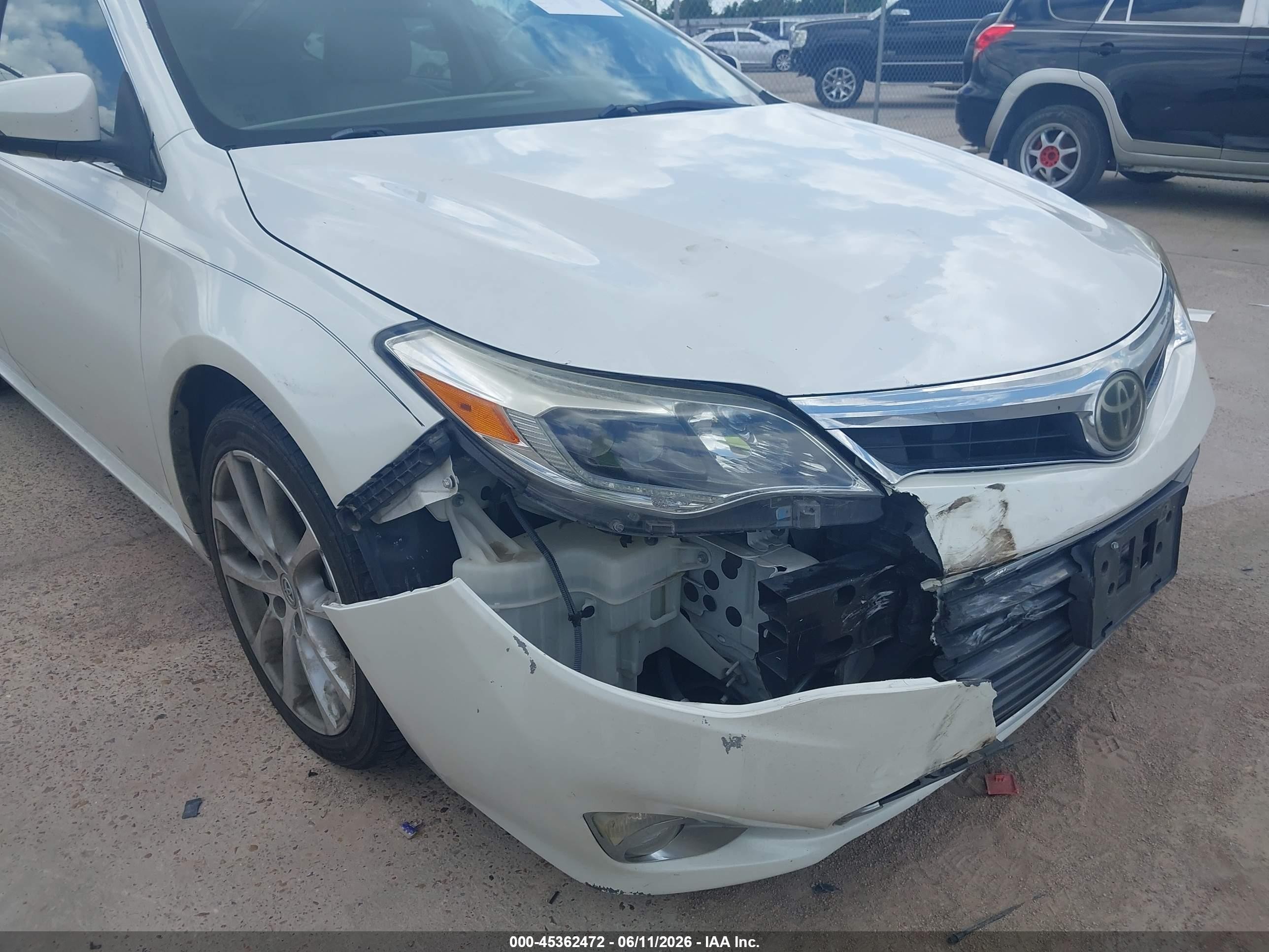 2013 Toyota Avalon Limited White vin: 4T1BK1EB3DU076681