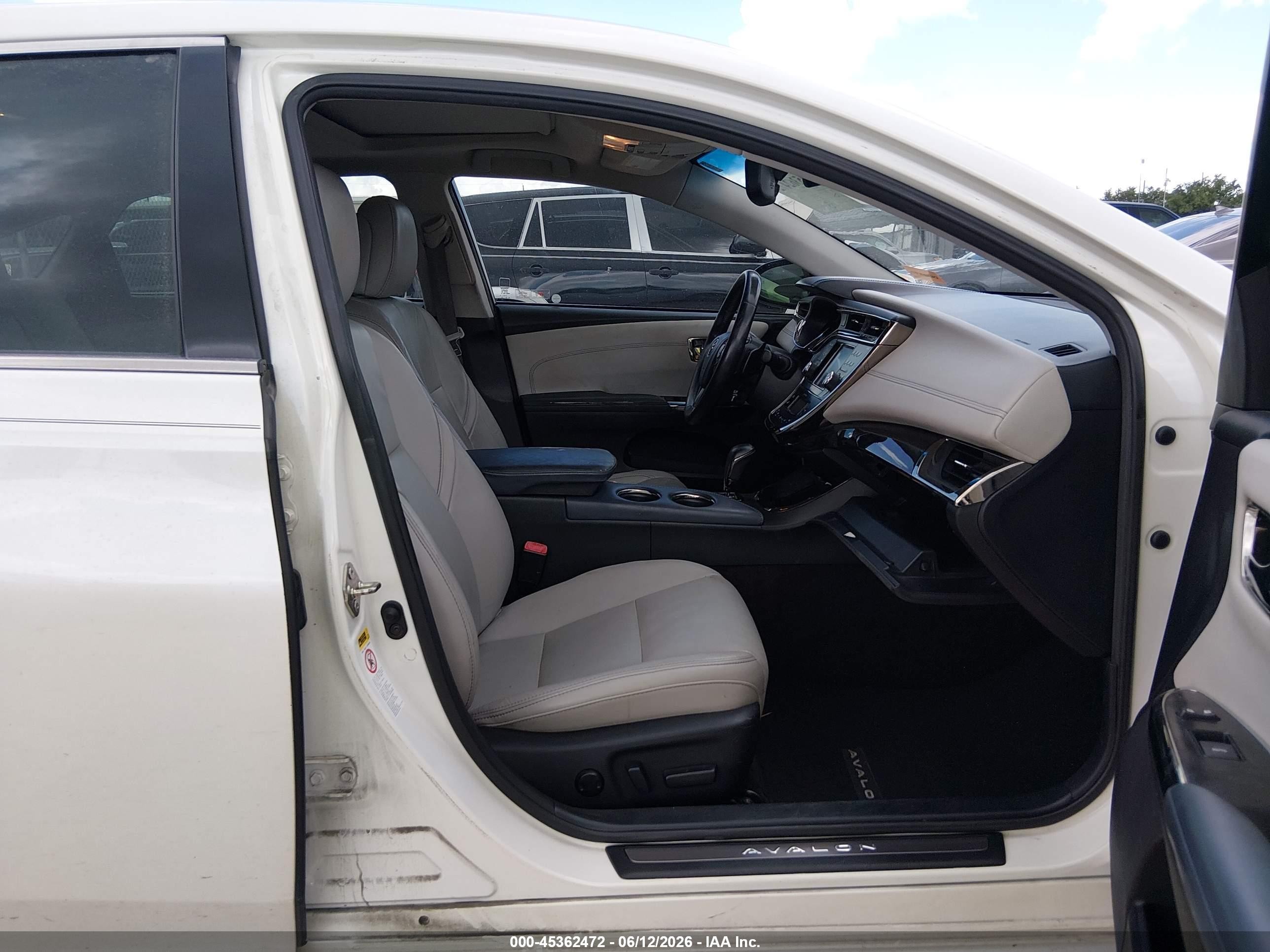 2013 Toyota Avalon Limited White vin: 4T1BK1EB3DU076681