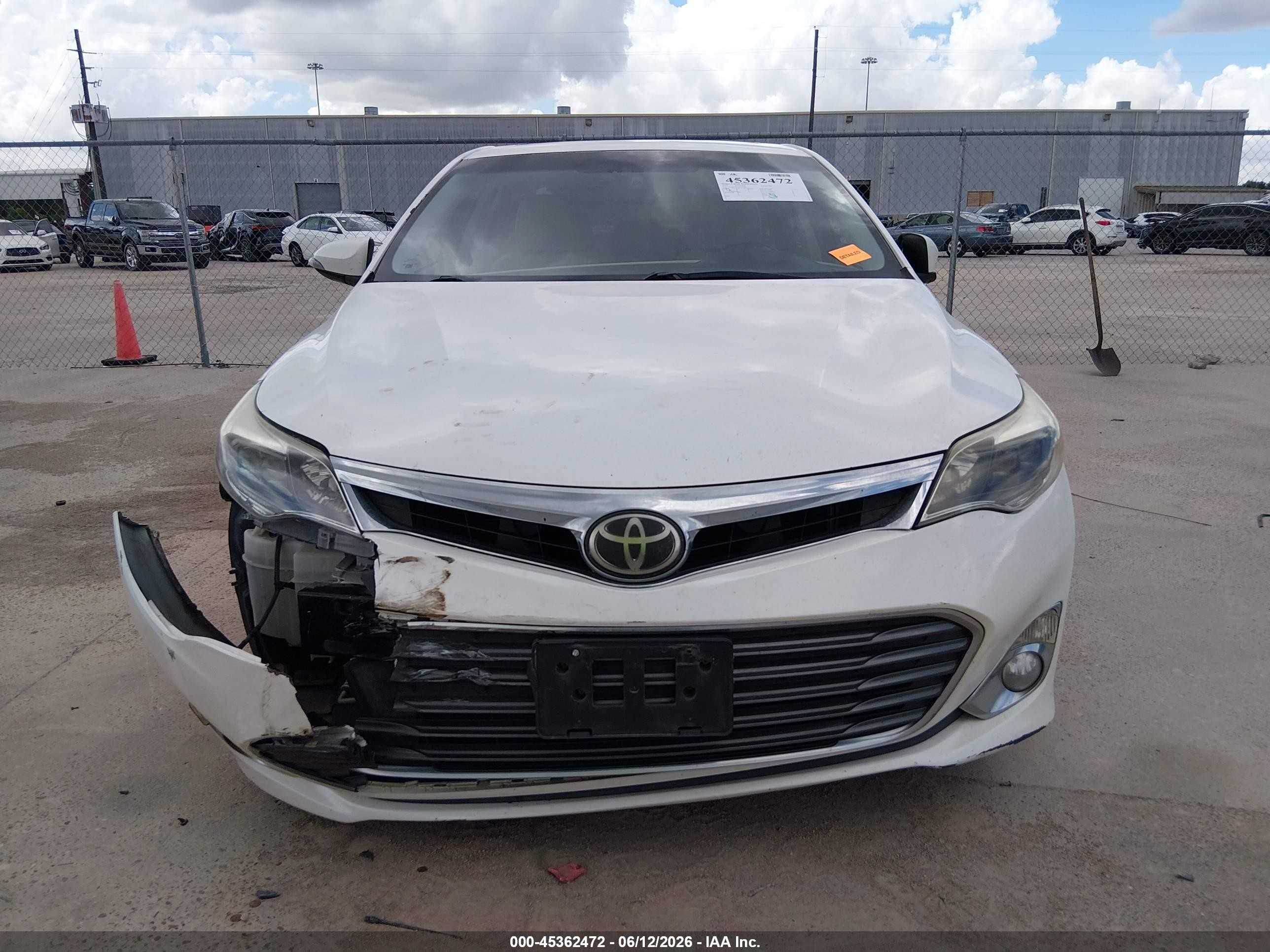 2013 Toyota Avalon Limited White vin: 4T1BK1EB3DU076681