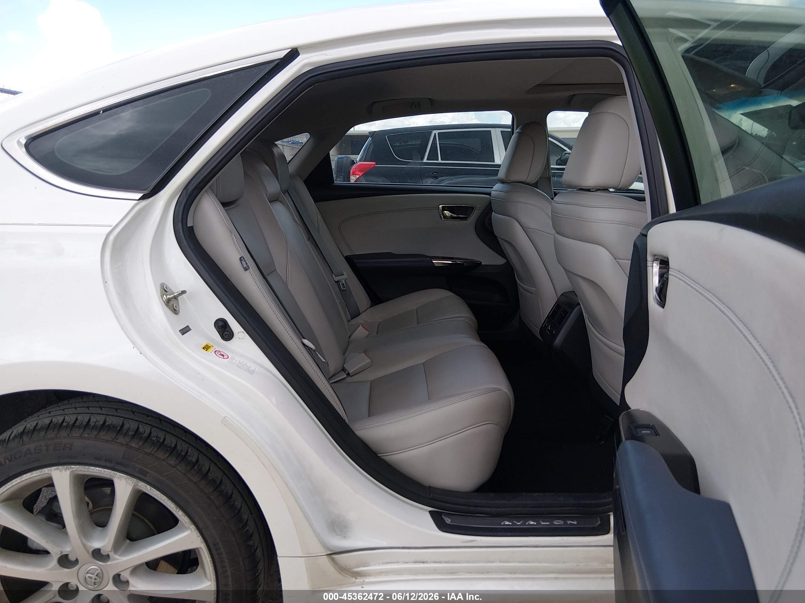 2013 Toyota Avalon Limited White vin: 4T1BK1EB3DU076681