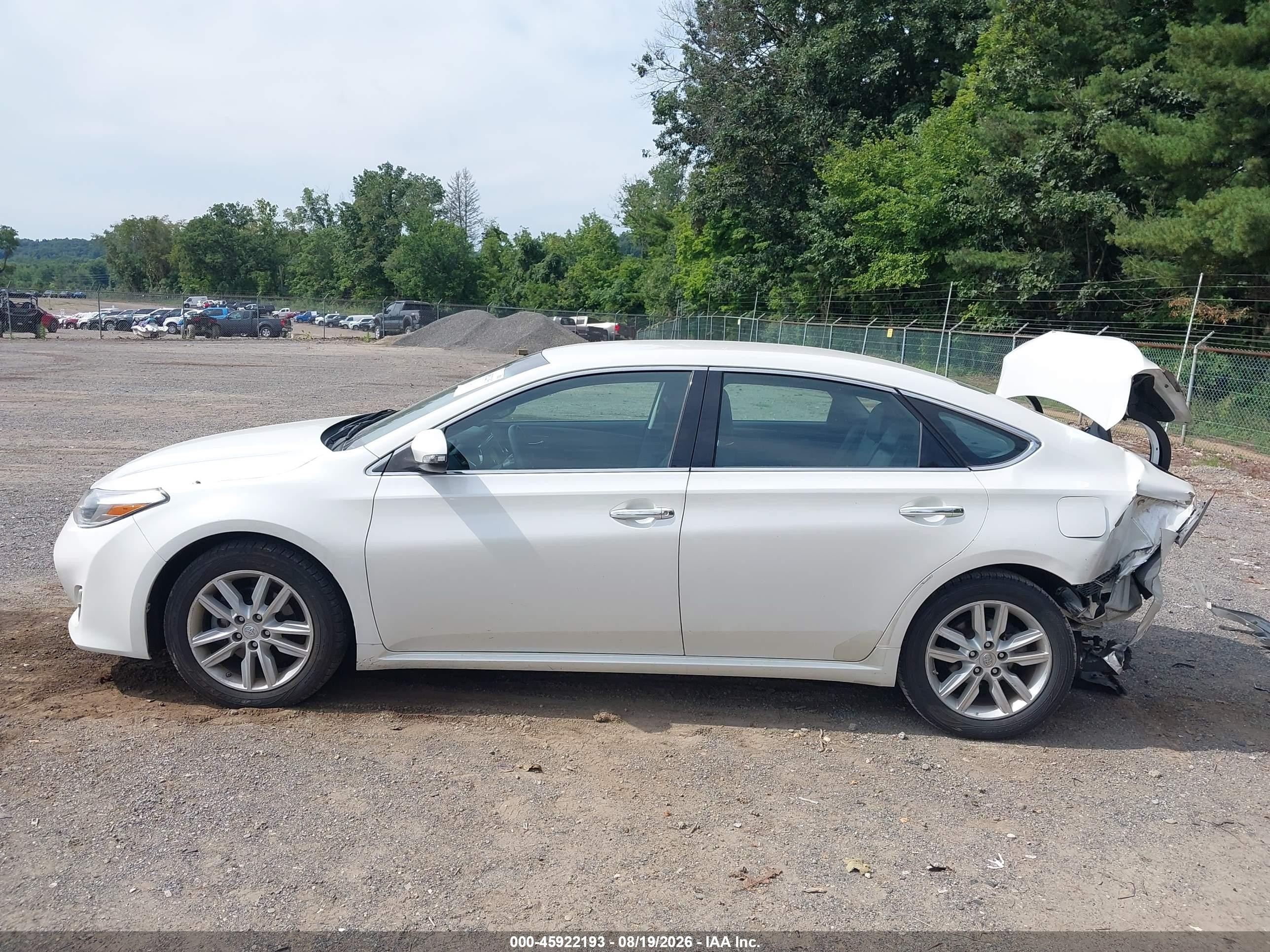 2014 Toyota Avalon Xle White vin: 4T1BK1EB3EU079646