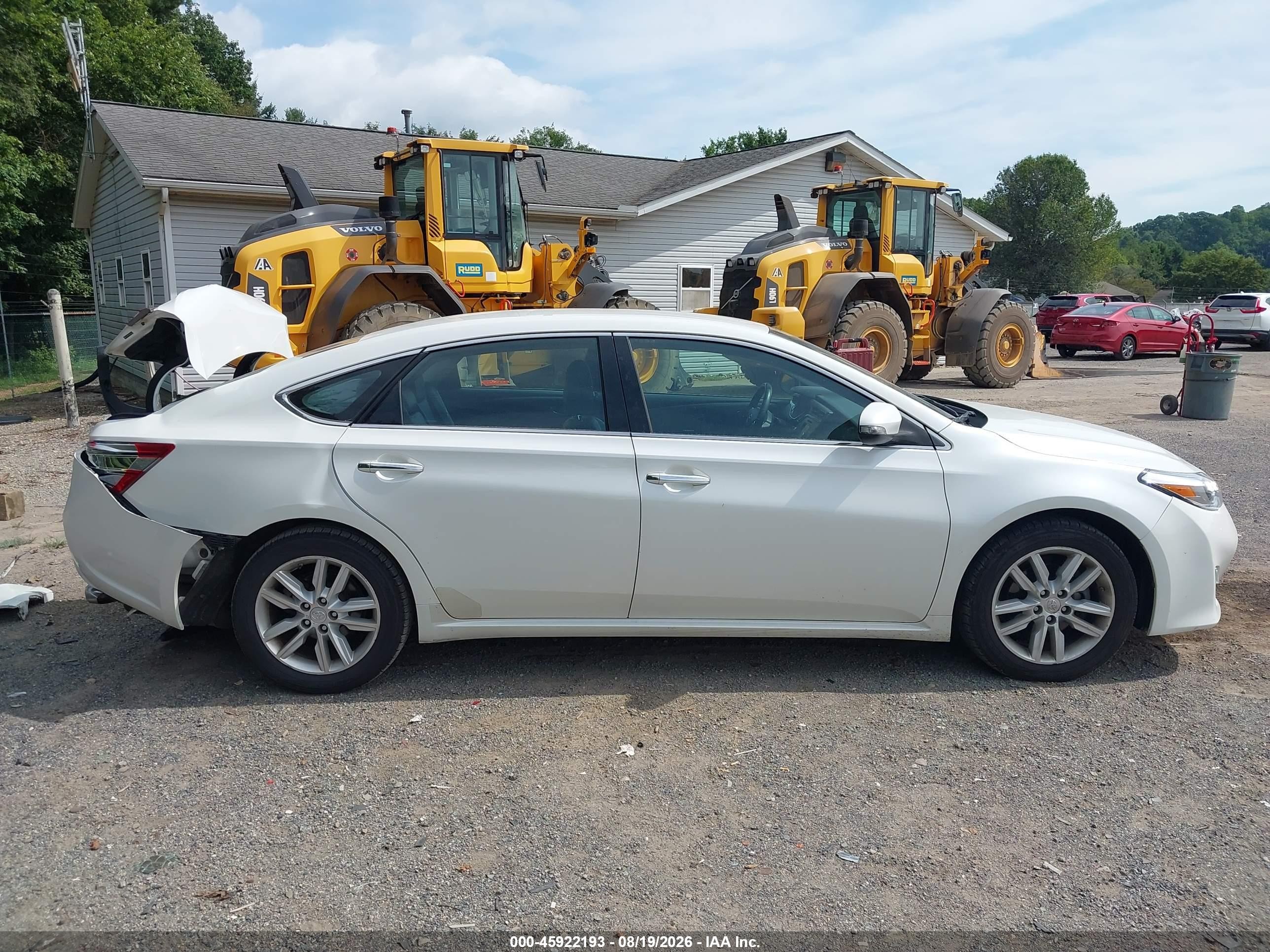 2014 Toyota Avalon Xle White vin: 4T1BK1EB3EU079646