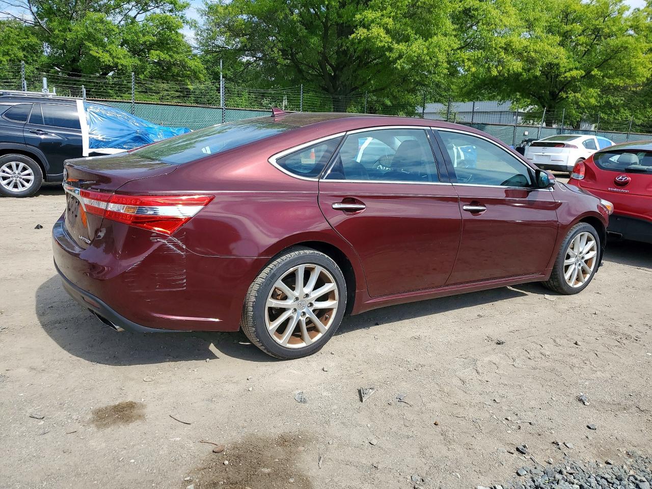 2014 Toyota Avalon Limited Burgundy vin: 4T1BK1EB3EU098844