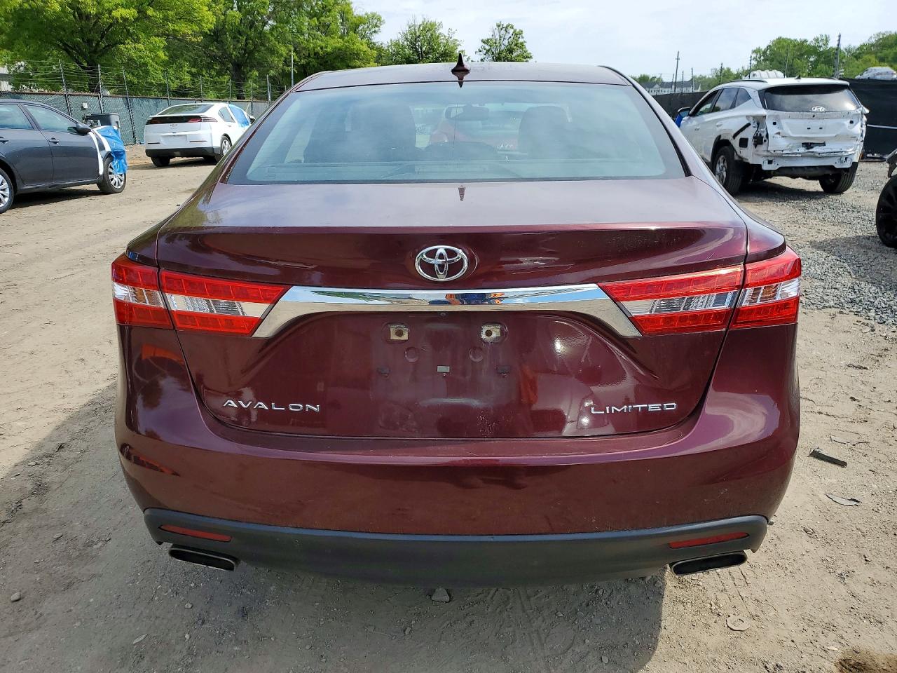 2014 Toyota Avalon Limited Burgundy vin: 4T1BK1EB3EU098844