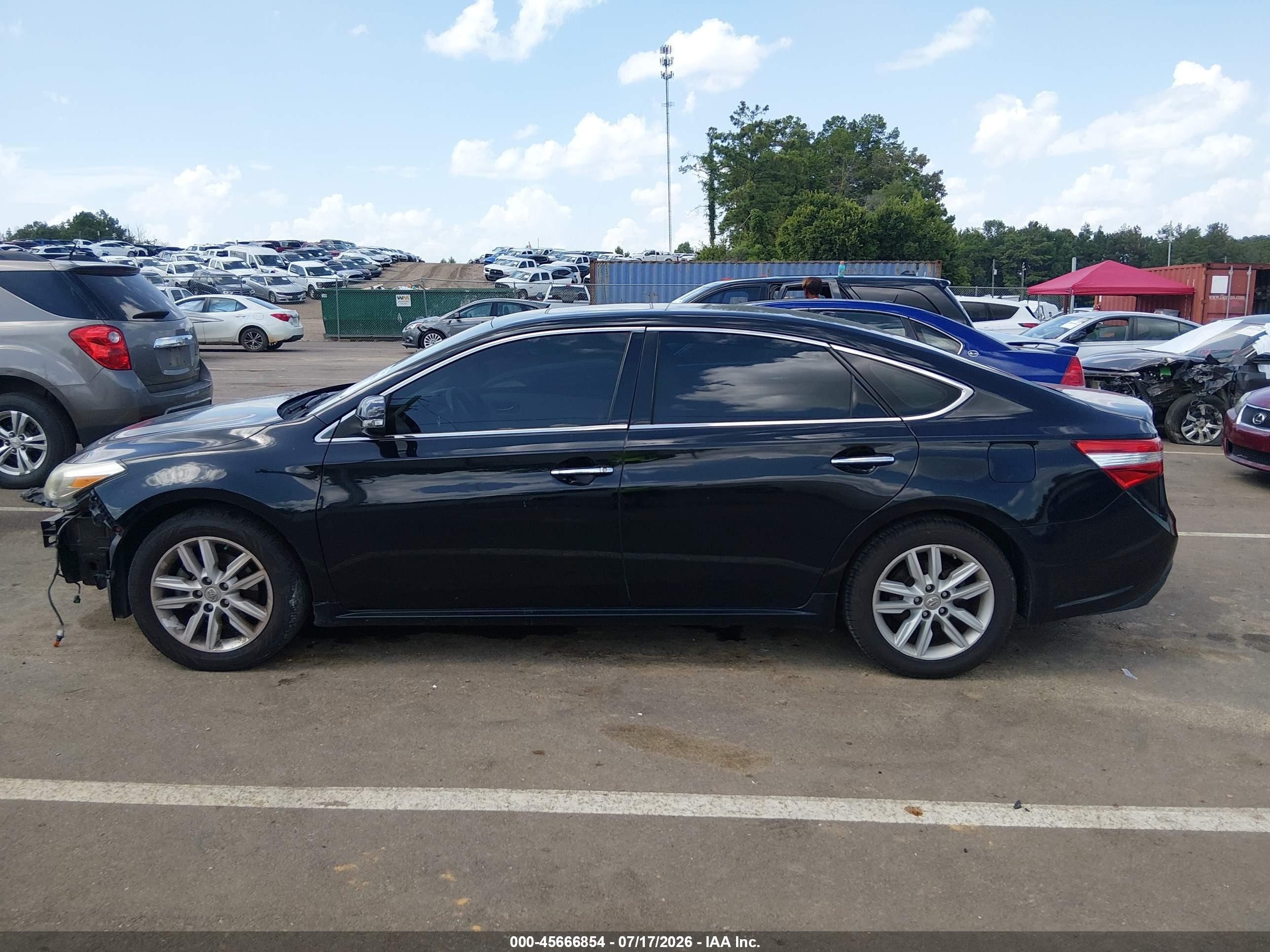 2014 Toyota Avalon Xle Premium Black vin: 4T1BK1EB3EU101306