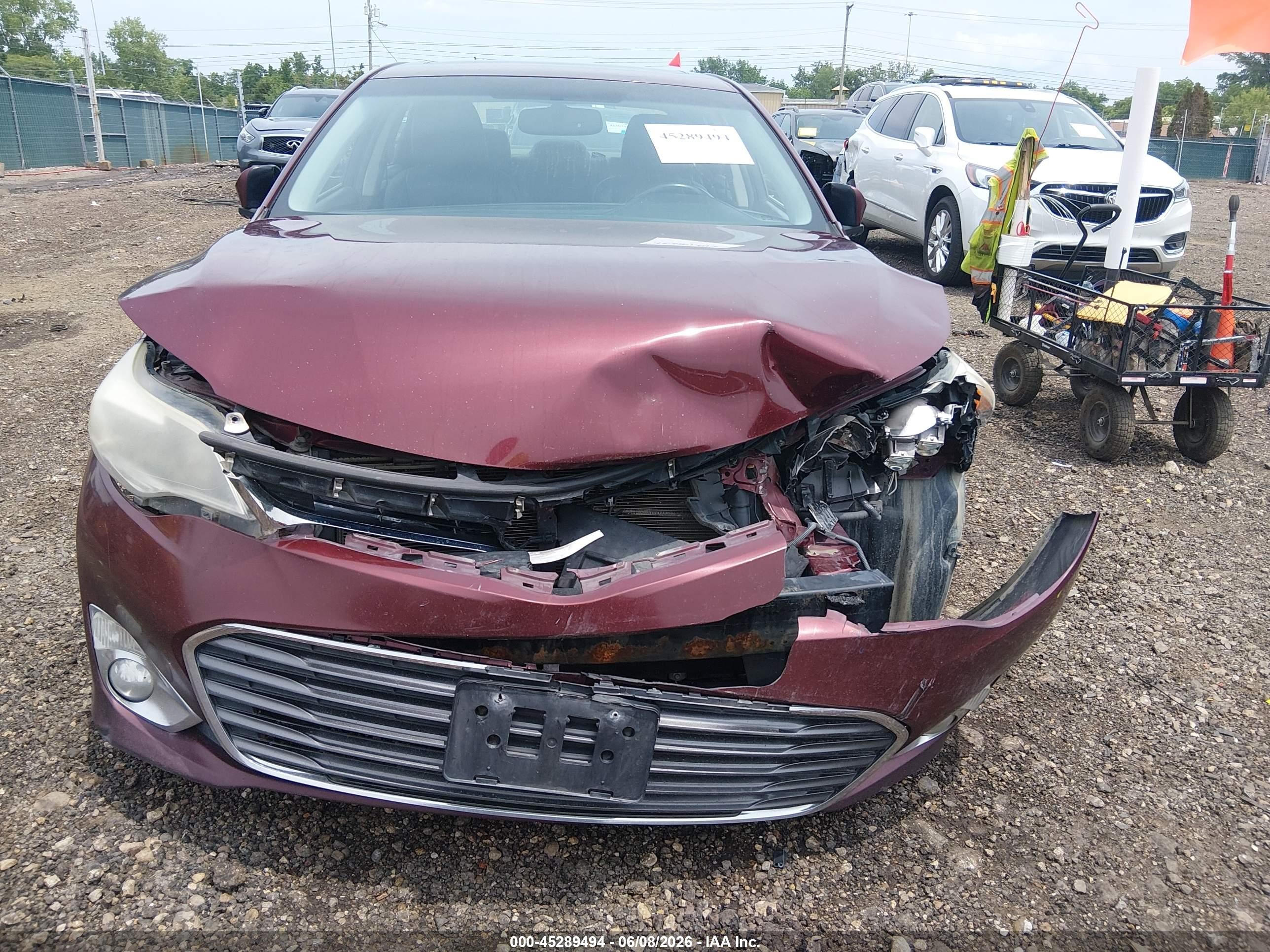 2014 Toyota Avalon Xle Touring Maroon vin: 4T1BK1EB3EU103654