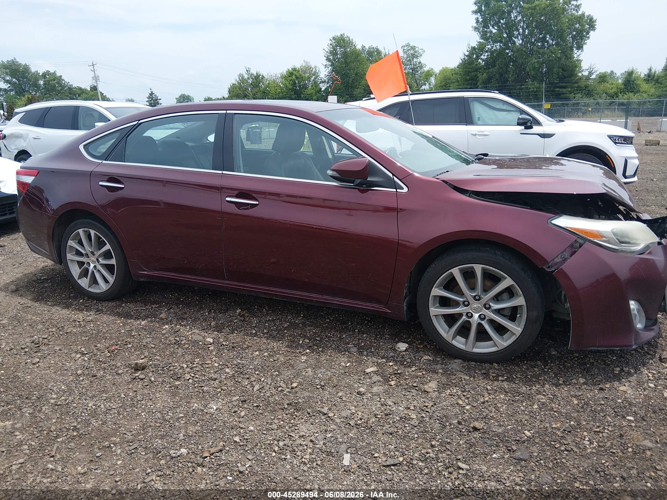 2014 Toyota Avalon Xle Touring Maroon vin: 4T1BK1EB3EU103654