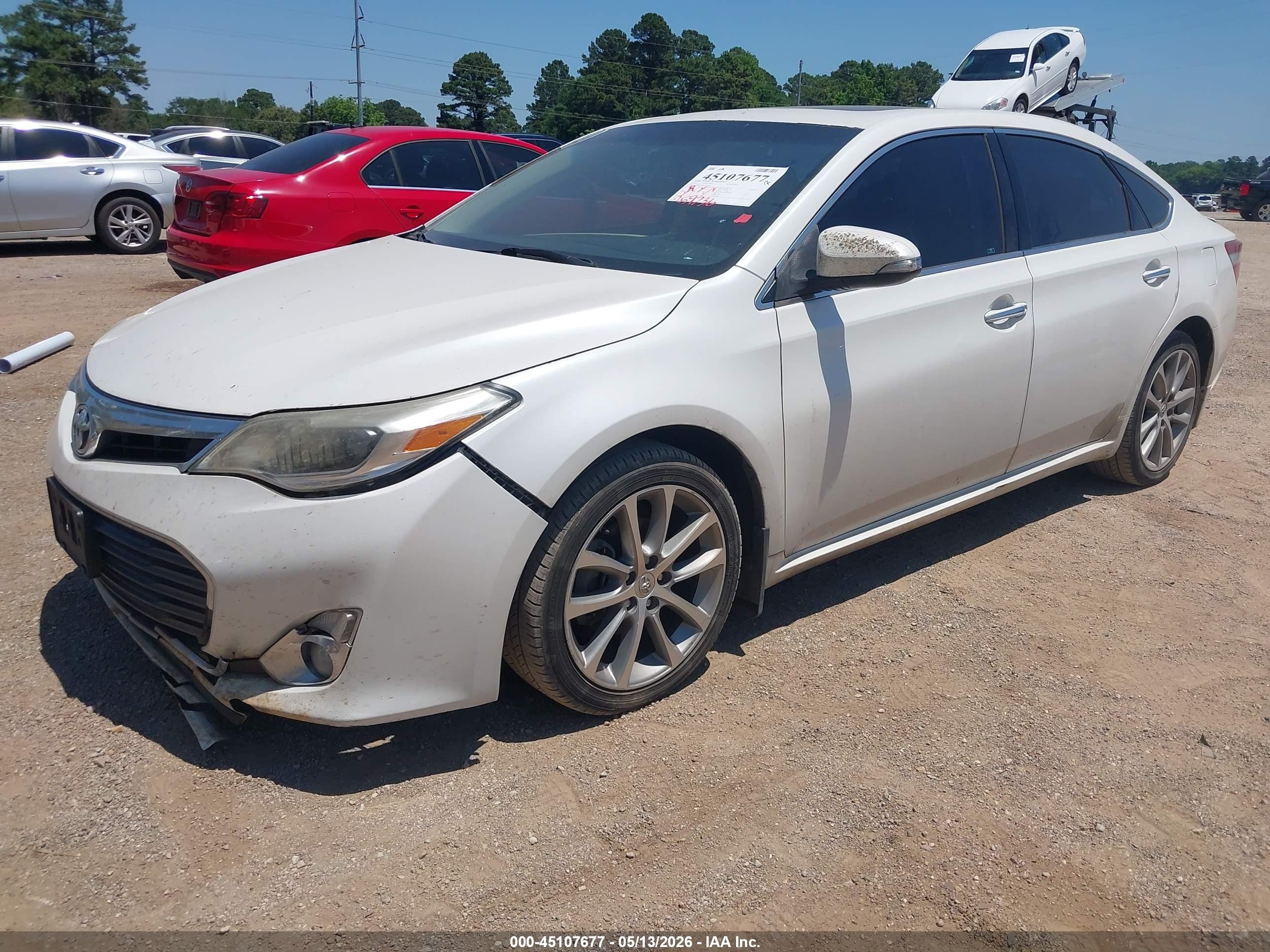 2014 Toyota Avalon Xle Touring White vin: 4T1BK1EB3EU117036