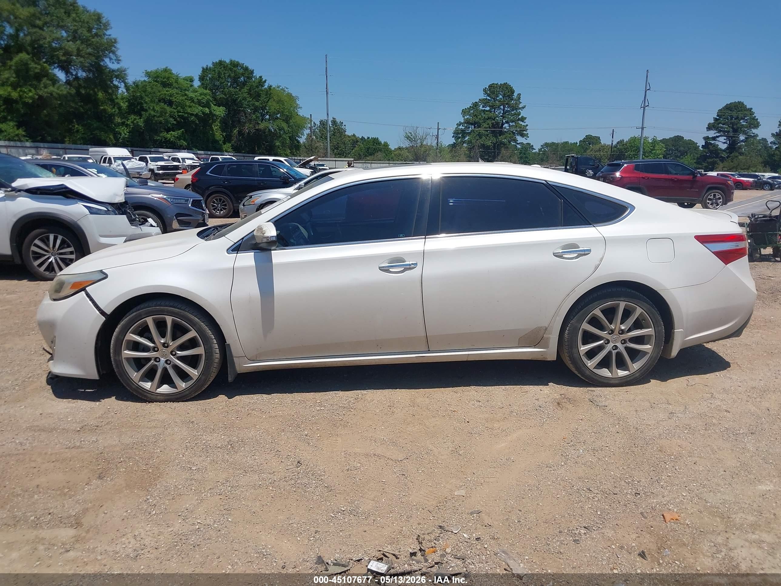 2014 Toyota Avalon Xle Touring White vin: 4T1BK1EB3EU117036