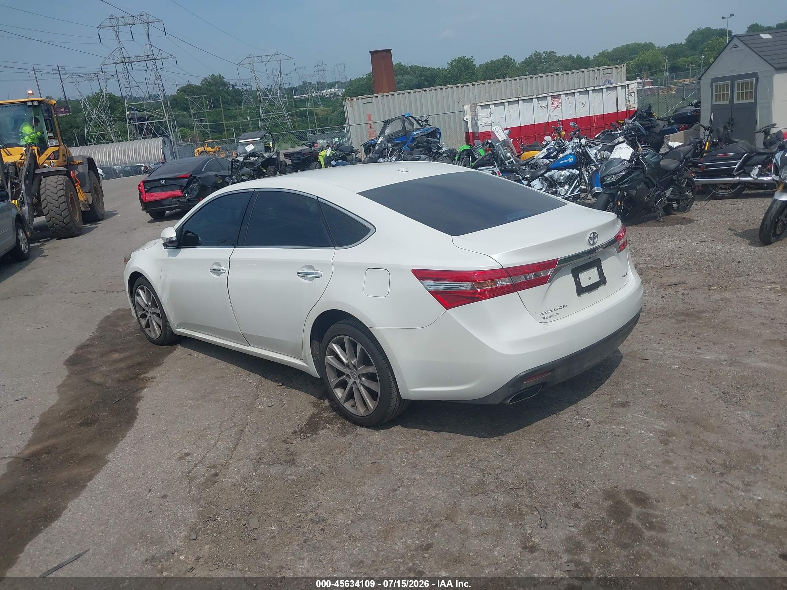 2014 Toyota Avalon Xle Touring White vin: 4T1BK1EB3EU119143