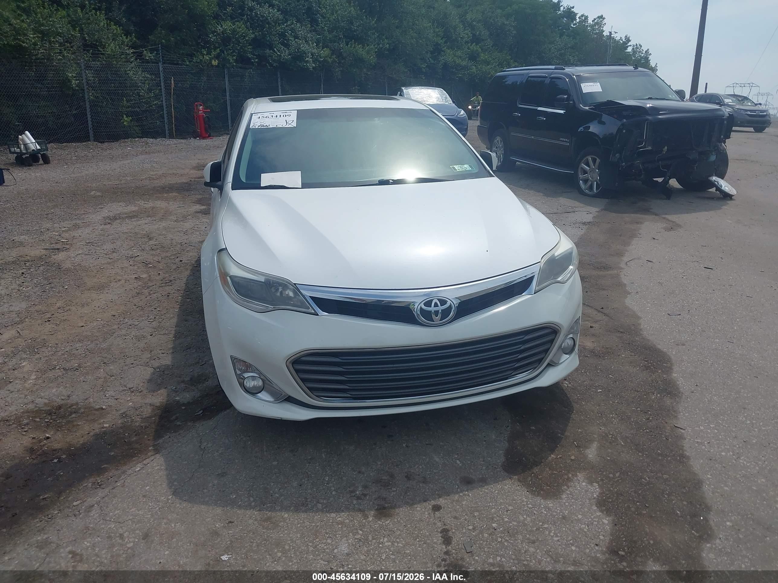 2014 Toyota Avalon Xle Touring White vin: 4T1BK1EB3EU119143