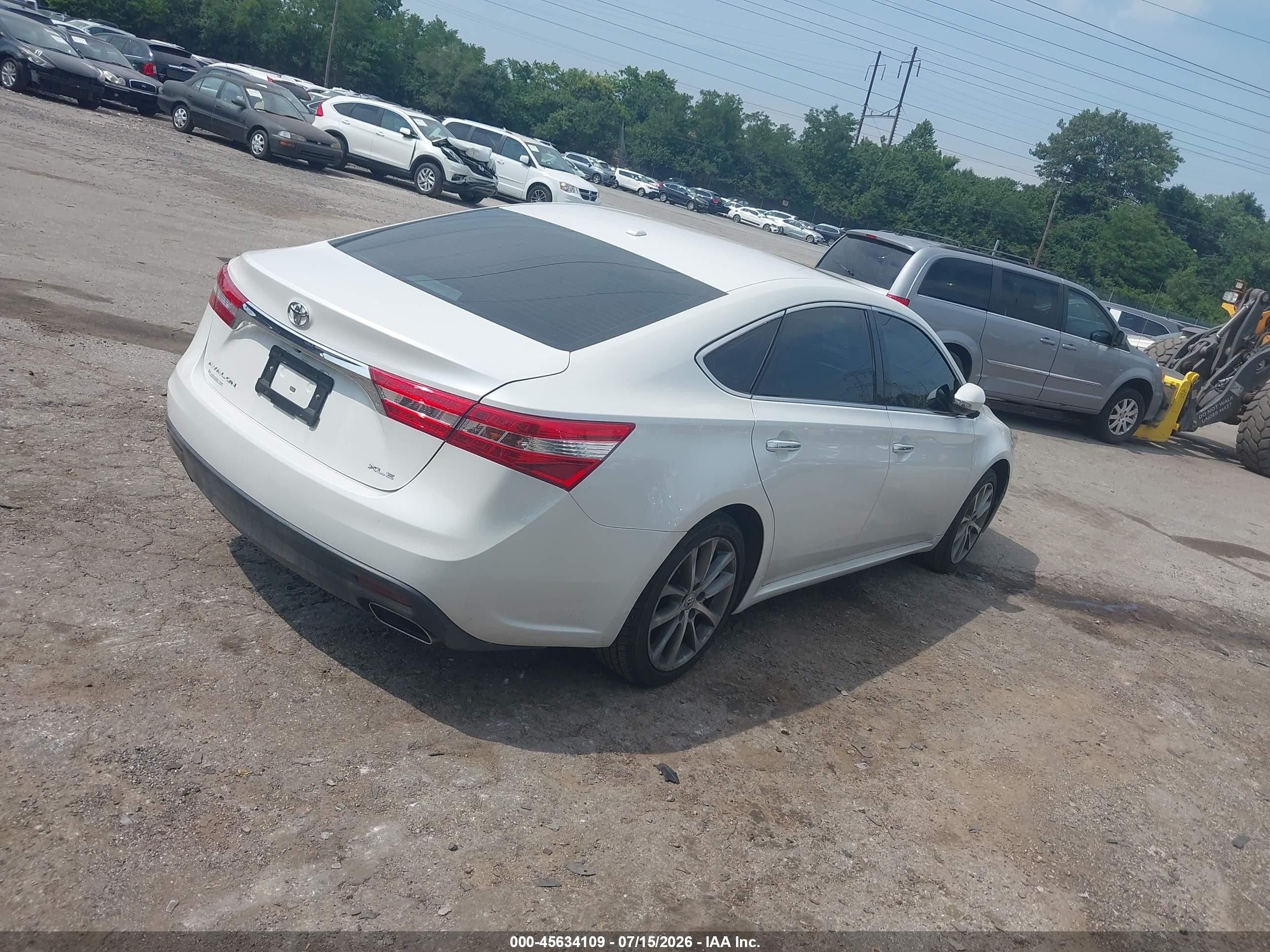 2014 Toyota Avalon Xle Touring White vin: 4T1BK1EB3EU119143