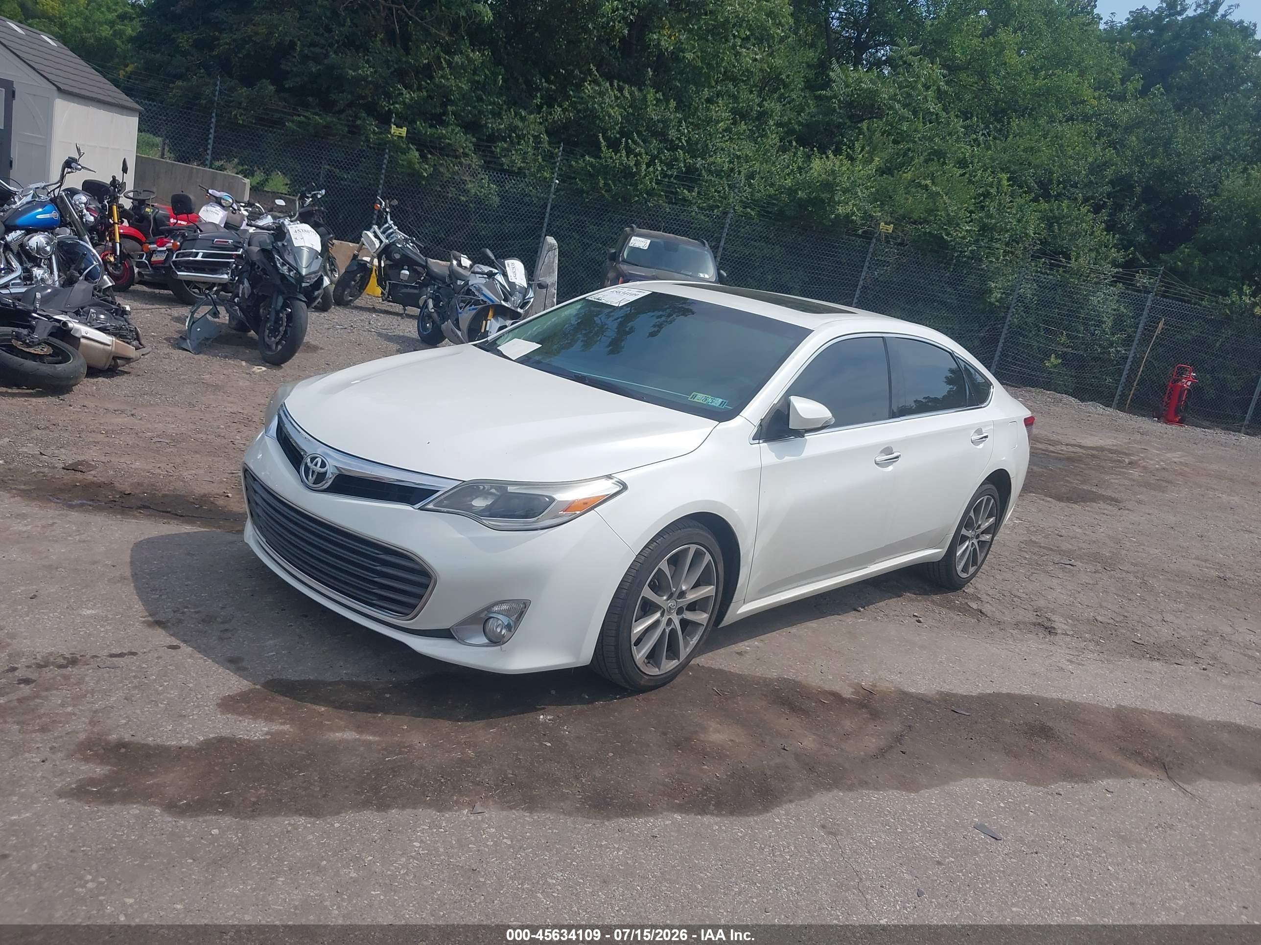 2014 Toyota Avalon Xle Touring White vin: 4T1BK1EB3EU119143