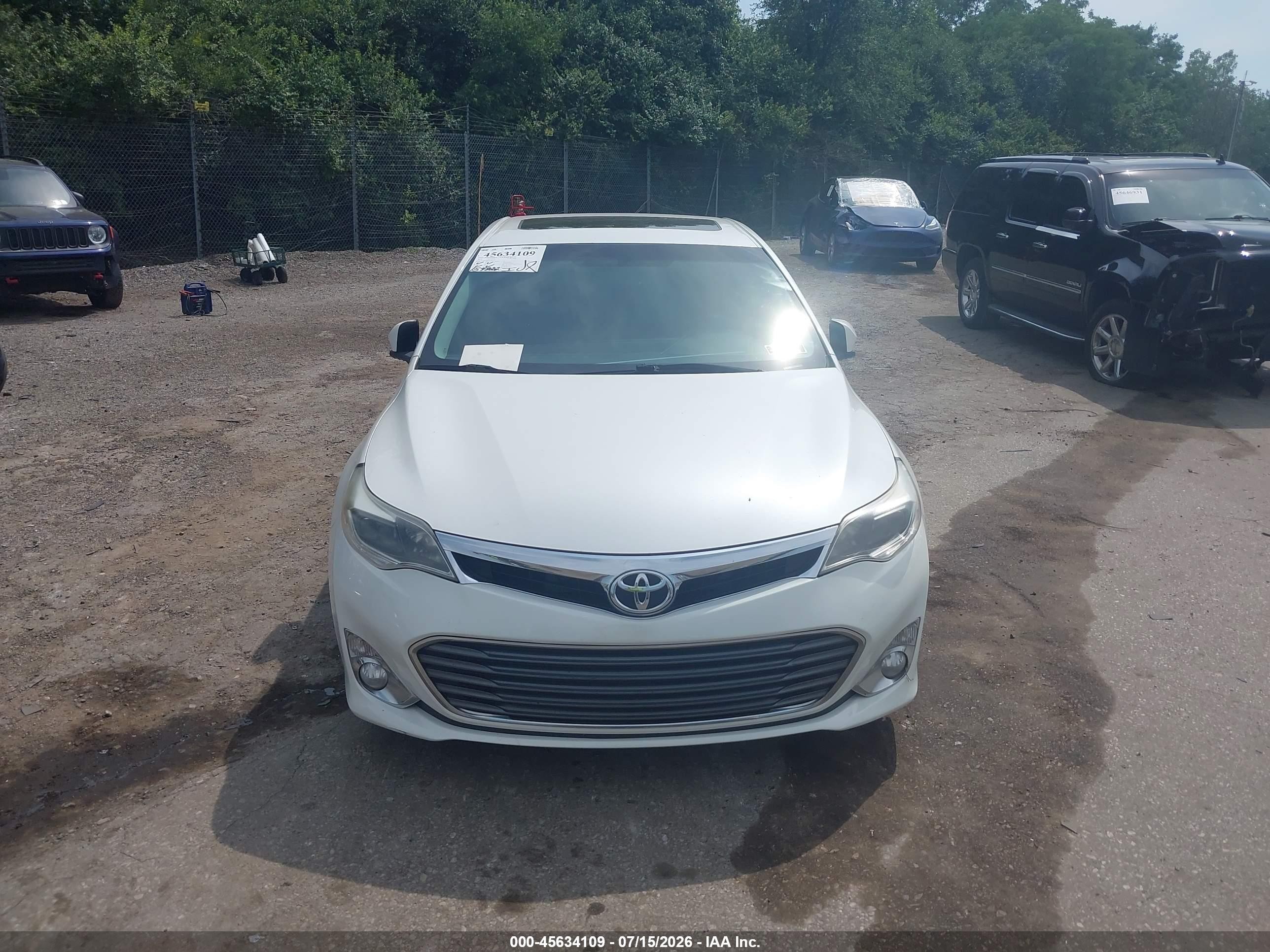 2014 Toyota Avalon Xle Touring White vin: 4T1BK1EB3EU119143