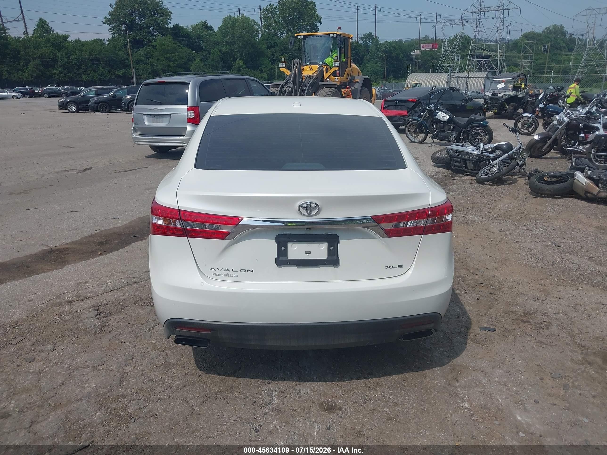 2014 Toyota Avalon Xle Touring White vin: 4T1BK1EB3EU119143