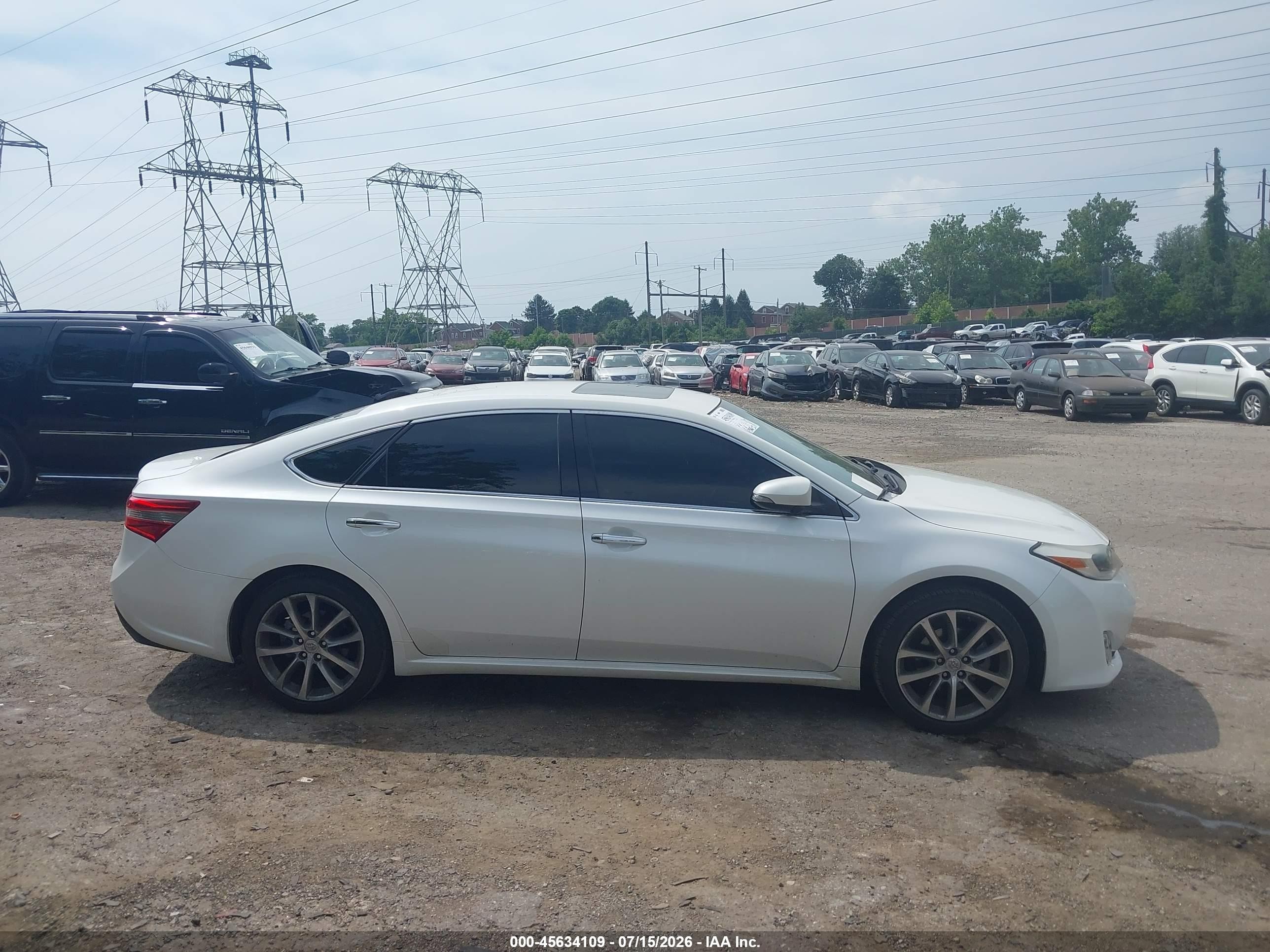 2014 Toyota Avalon Xle Touring White vin: 4T1BK1EB3EU119143