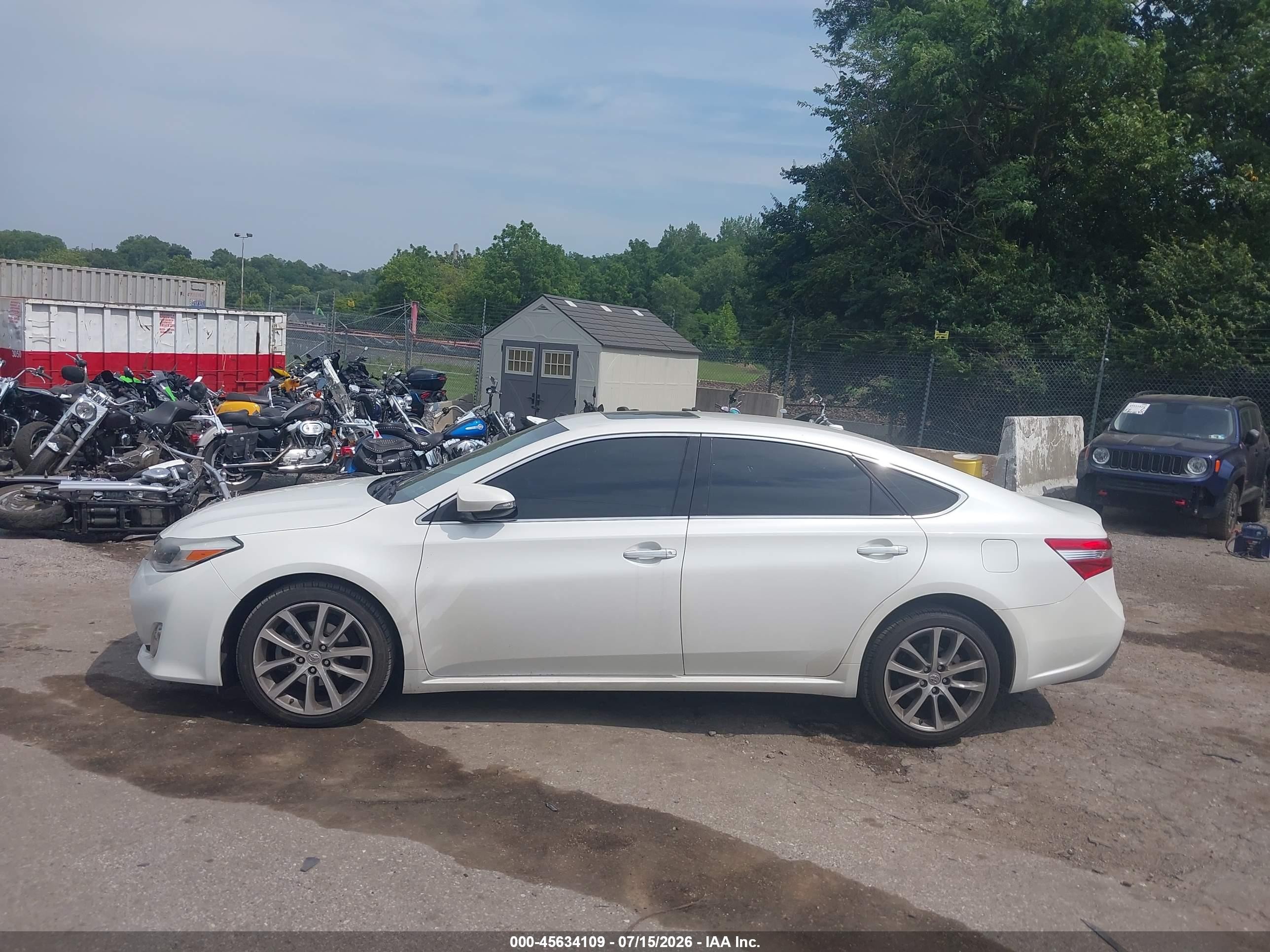 2014 Toyota Avalon Xle Touring White vin: 4T1BK1EB3EU119143