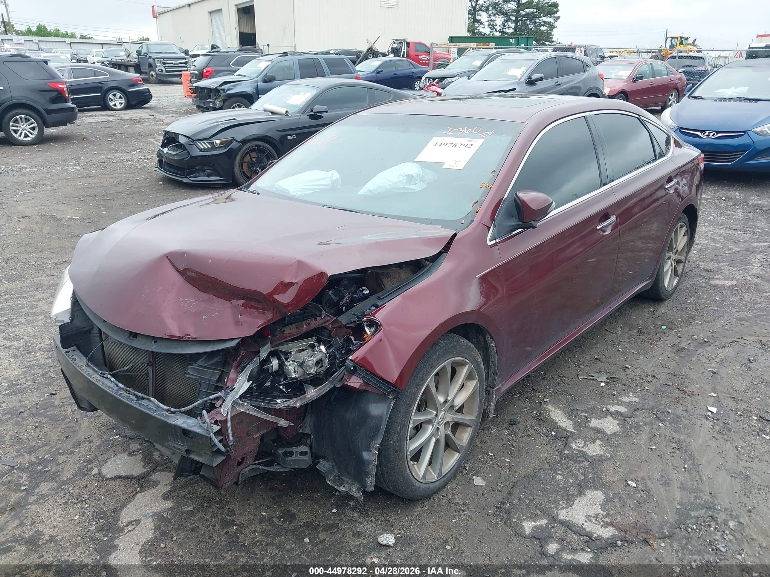 2014 Toyota Avalon Xle Touring Burgundy vin: 4T1BK1EB3EU122625