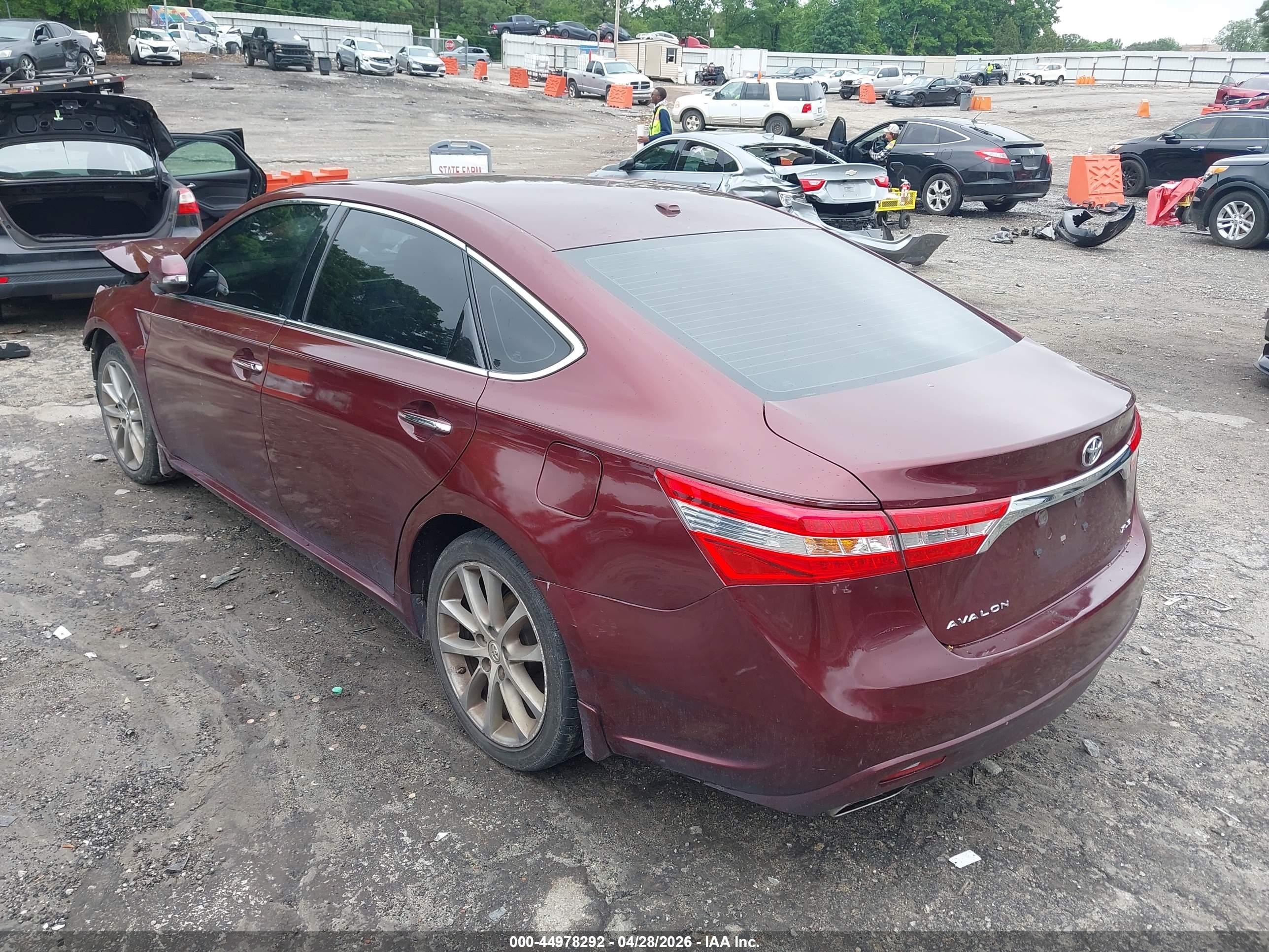 2014 Toyota Avalon Xle Touring Burgundy vin: 4T1BK1EB3EU122625