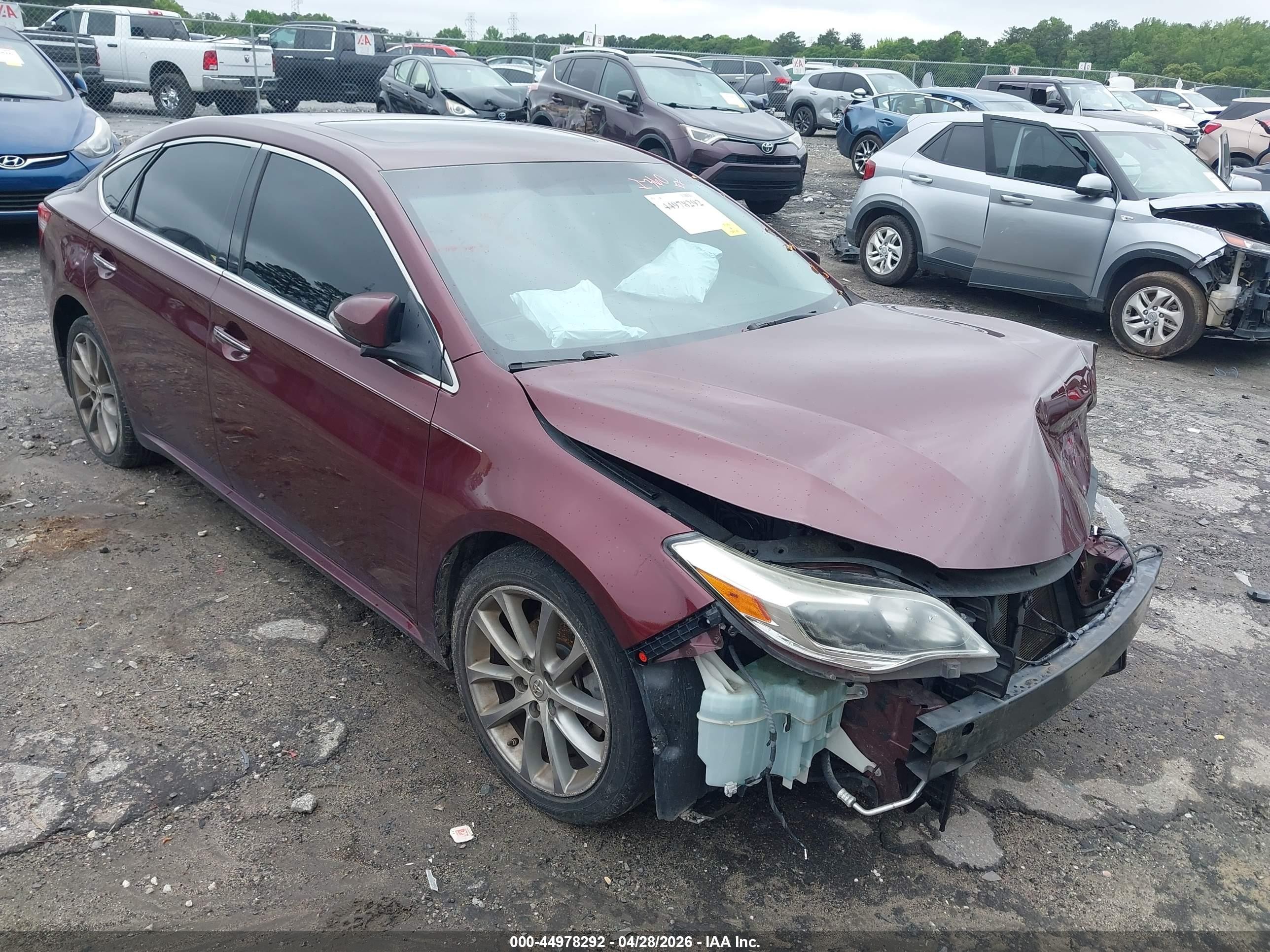 2014 Toyota Avalon Xle Touring Burgundy vin: 4T1BK1EB3EU122625