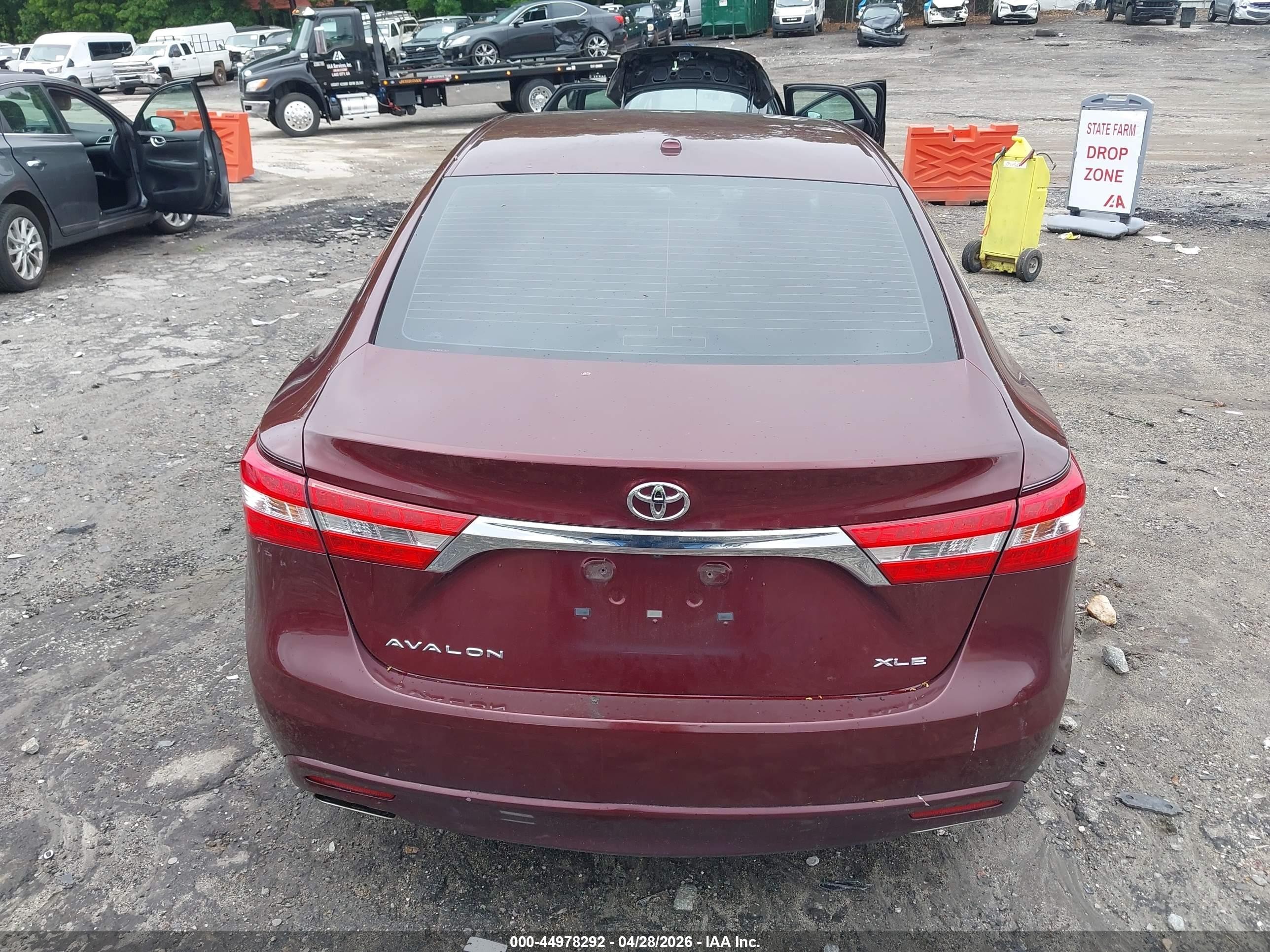 2014 Toyota Avalon Xle Touring Burgundy vin: 4T1BK1EB3EU122625