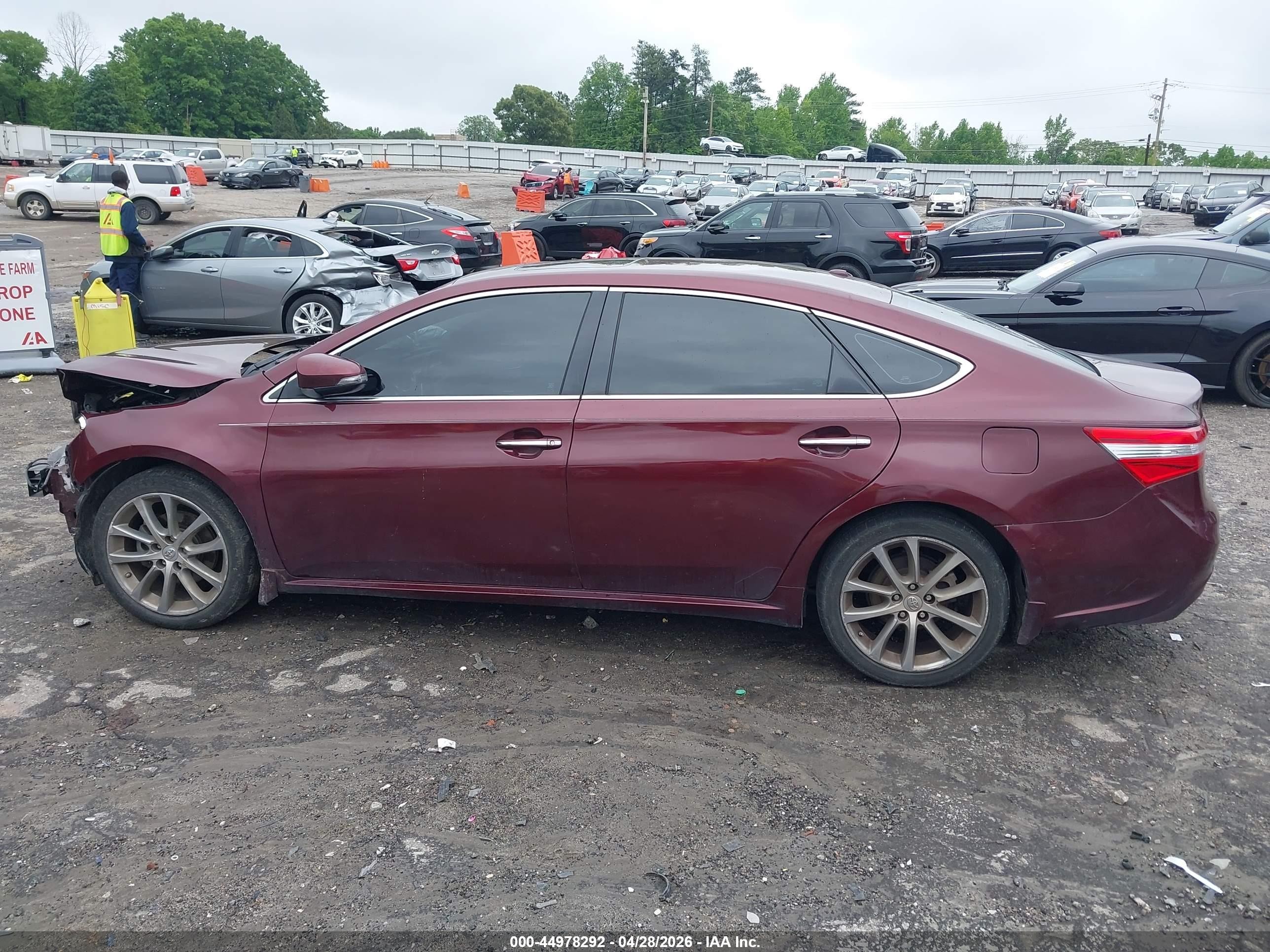 2014 Toyota Avalon Xle Touring Burgundy vin: 4T1BK1EB3EU122625