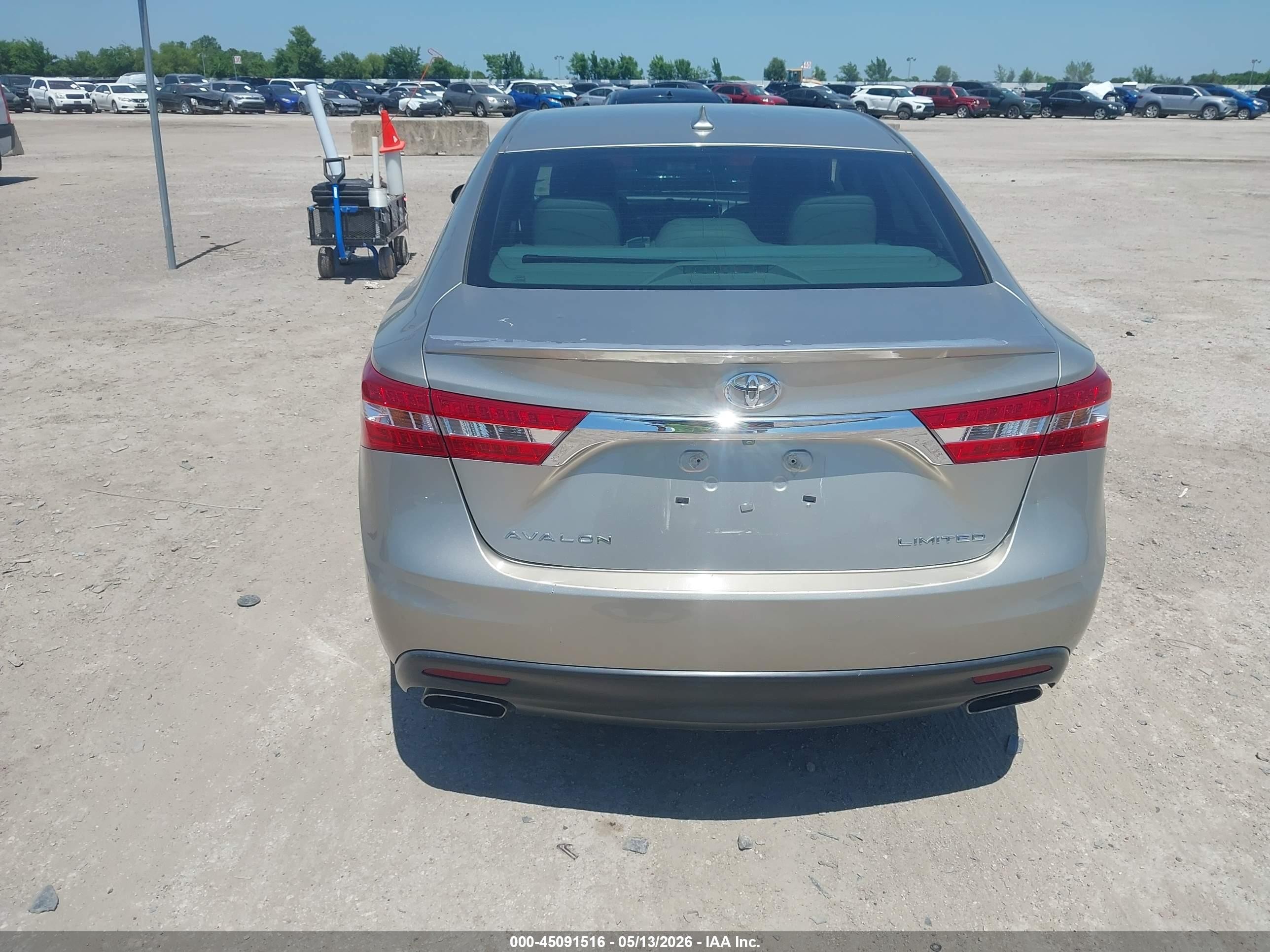 2014 Toyota Avalon Limited Tan vin: 4T1BK1EB3EU124701