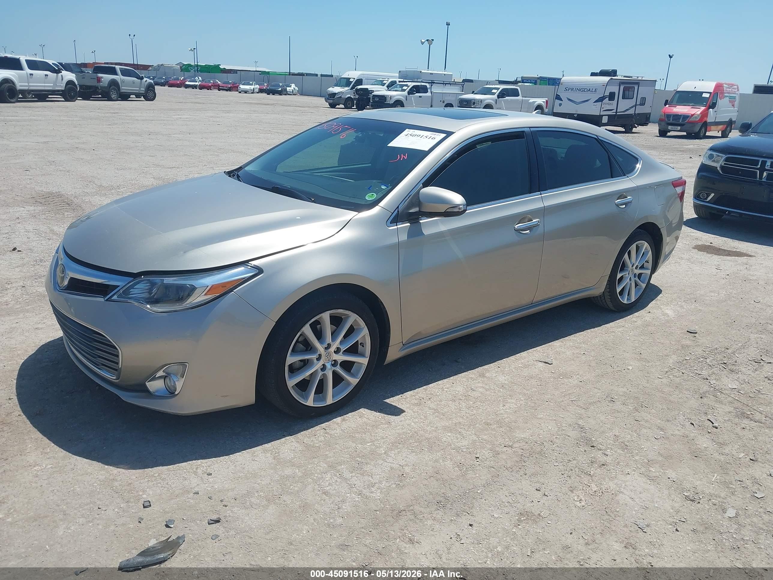 2014 Toyota Avalon Limited Tan vin: 4T1BK1EB3EU124701