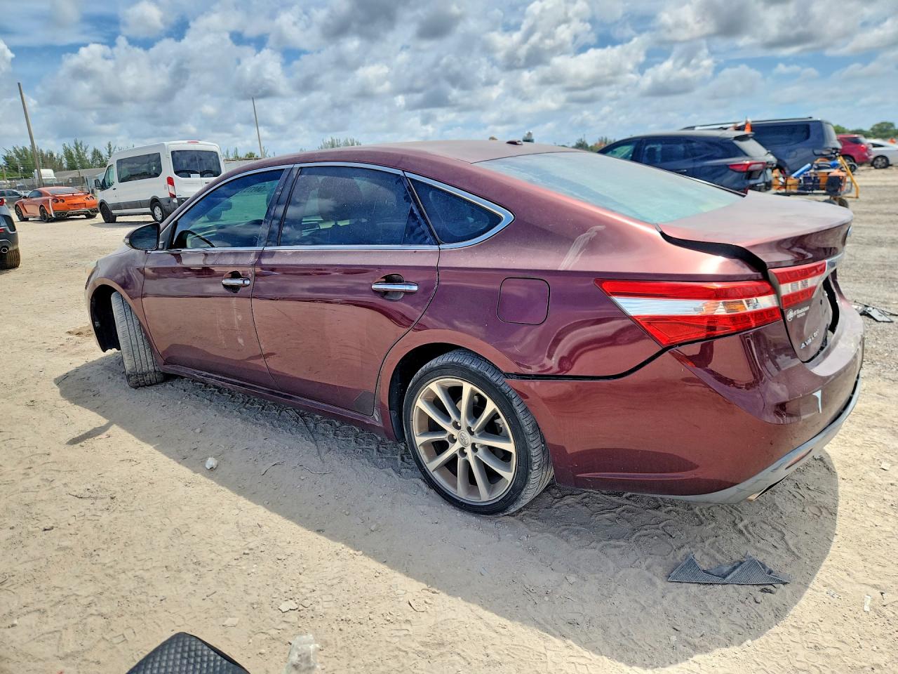 2015 Toyota Avalon Xle Touring Burgundy vin: 4T1BK1EB3FU146117