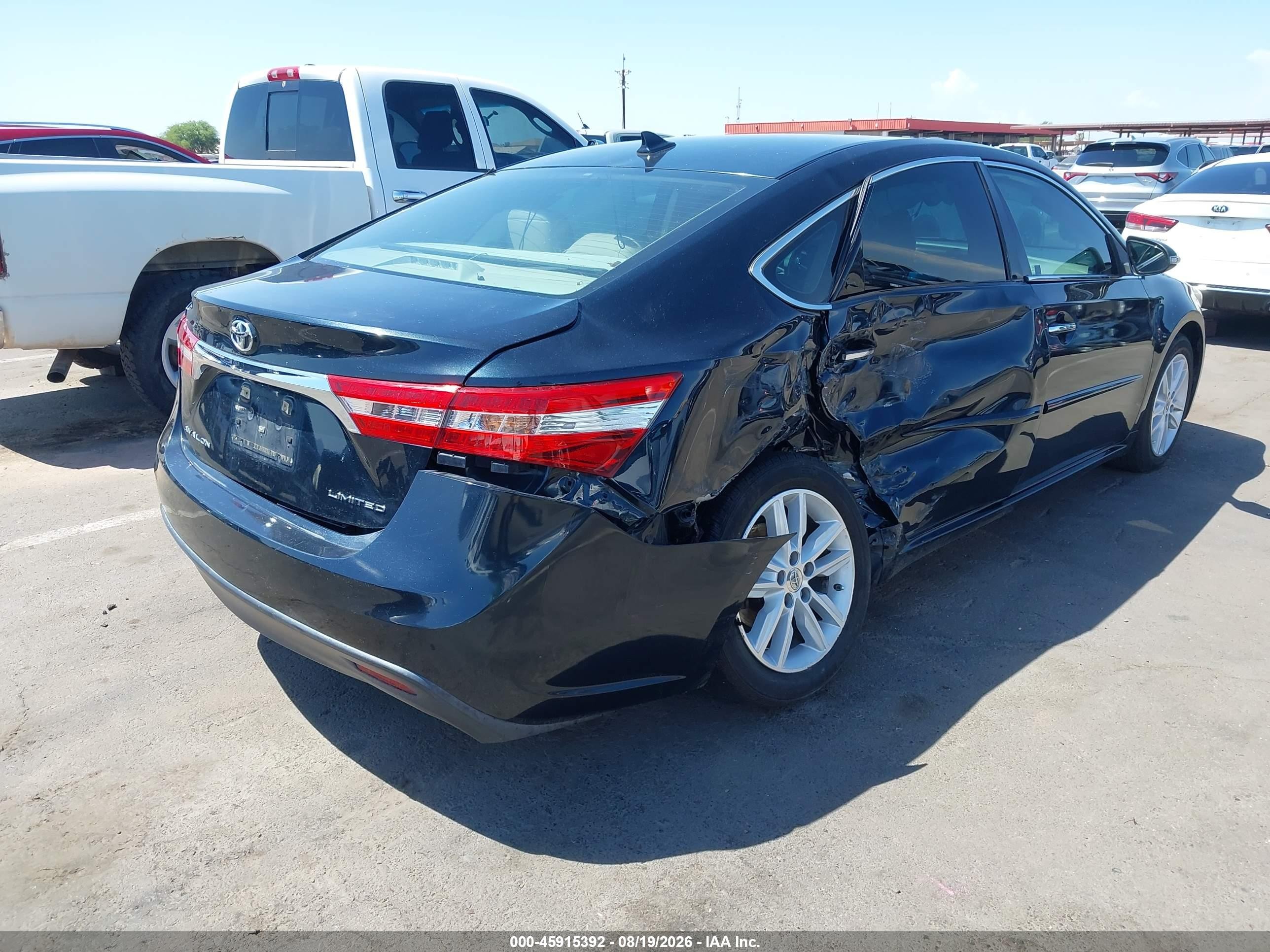 2015 Toyota Avalon Limited Black vin: 4T1BK1EB3FU158798