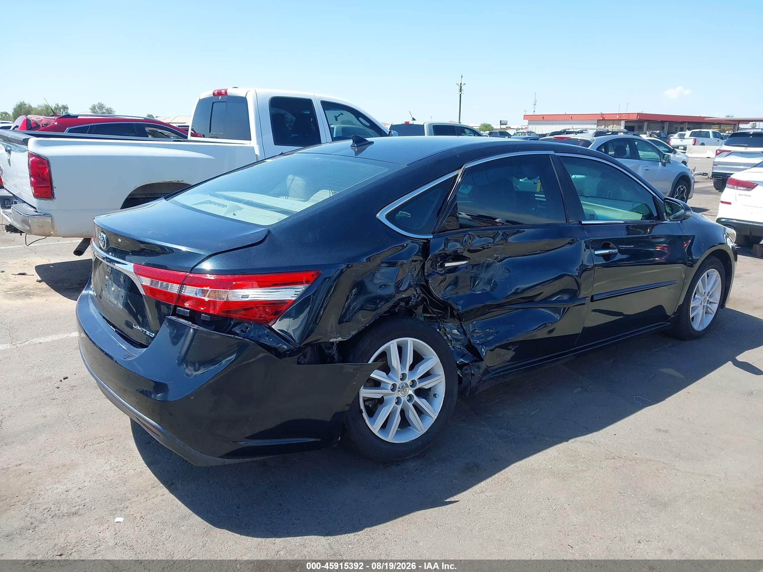 2015 Toyota Avalon Limited Black vin: 4T1BK1EB3FU158798