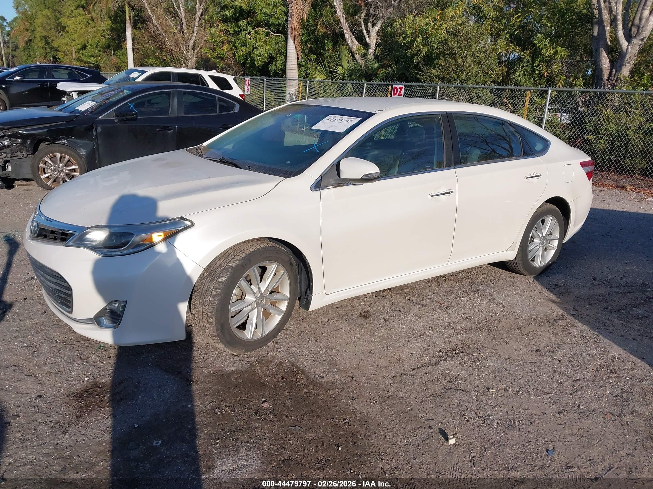 2015 Toyota Avalon Xle White vin: 4T1BK1EB3FU158896