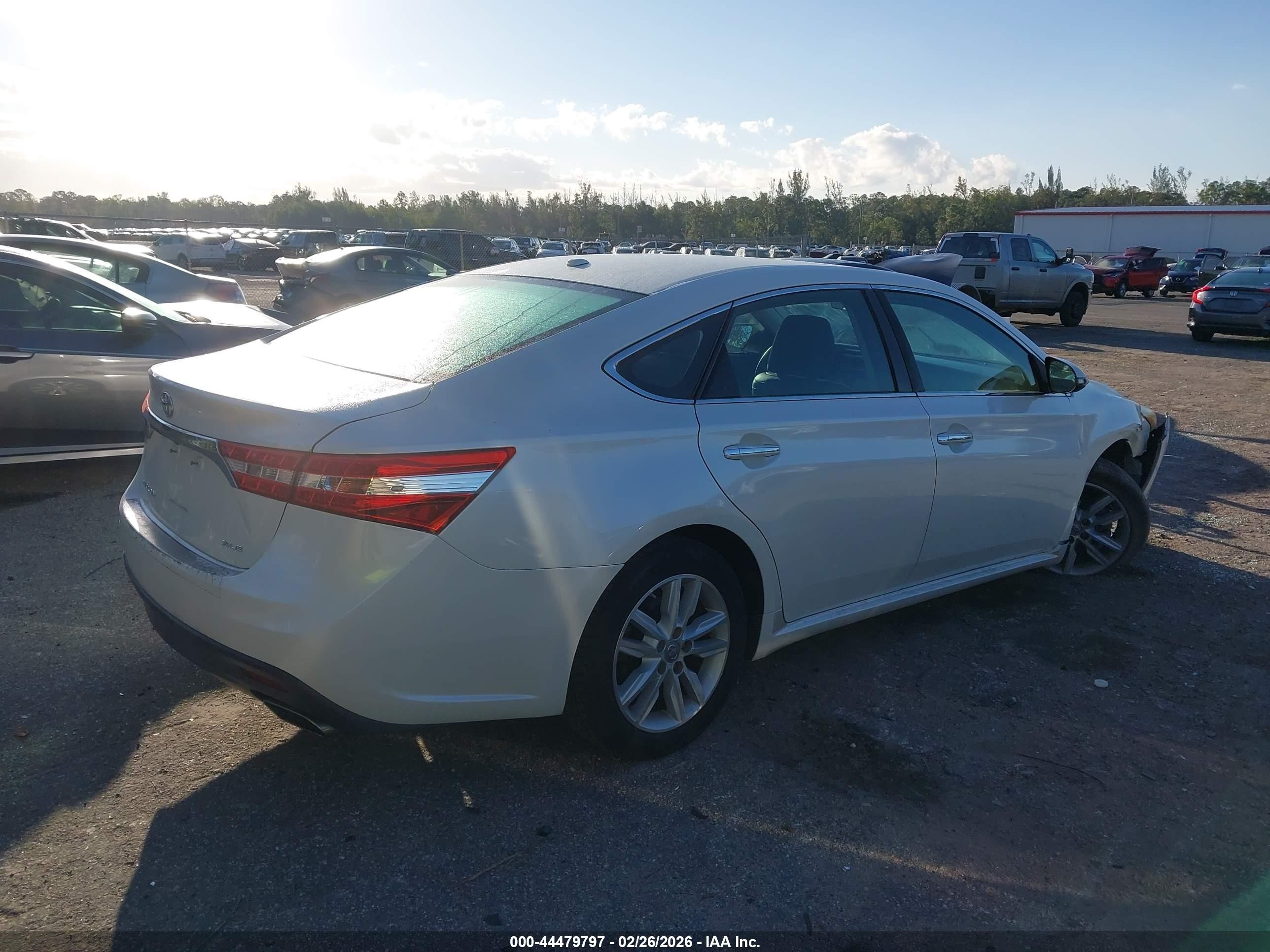 2015 Toyota Avalon Xle White vin: 4T1BK1EB3FU158896