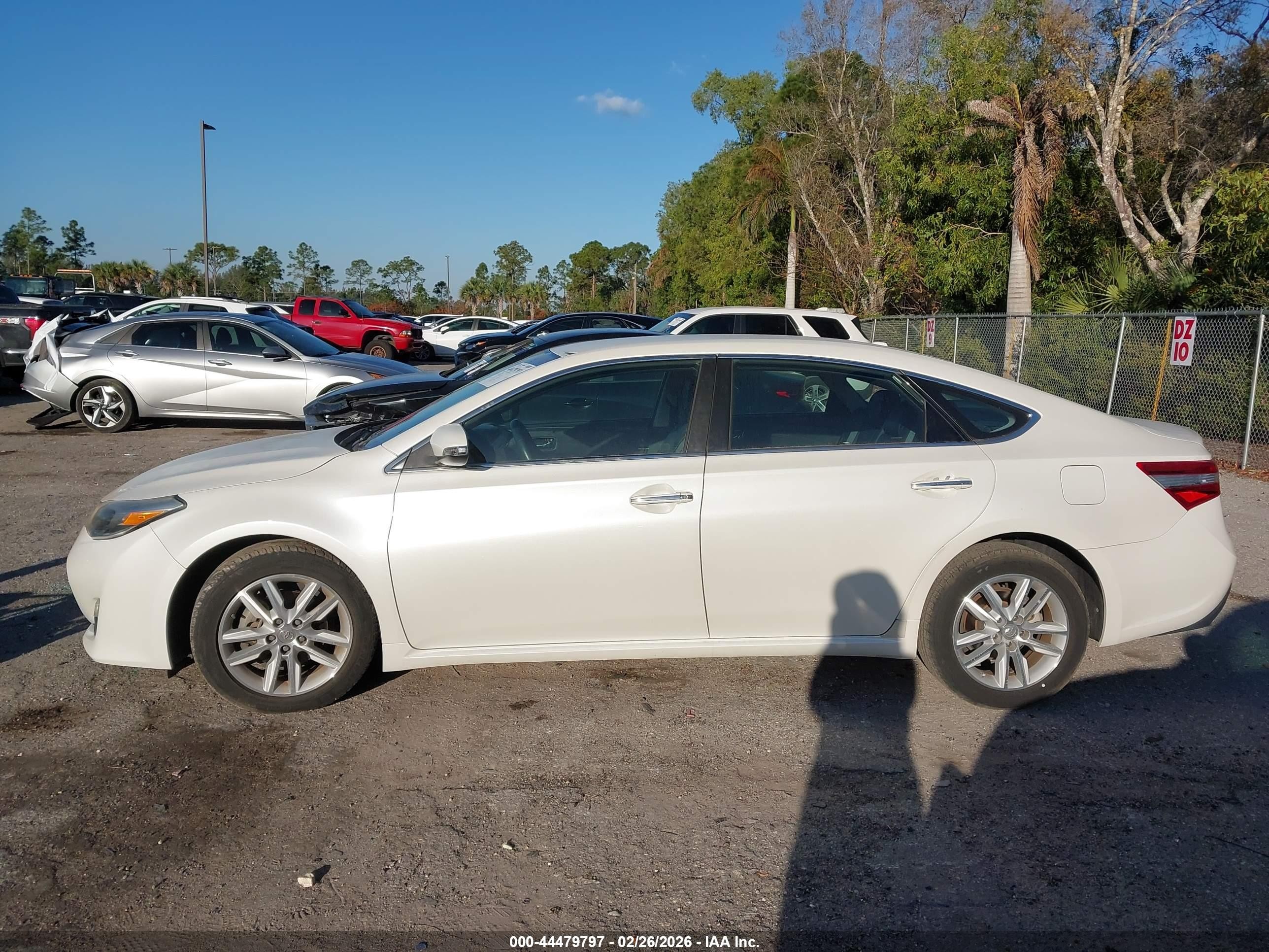 2015 Toyota Avalon Xle White vin: 4T1BK1EB3FU158896