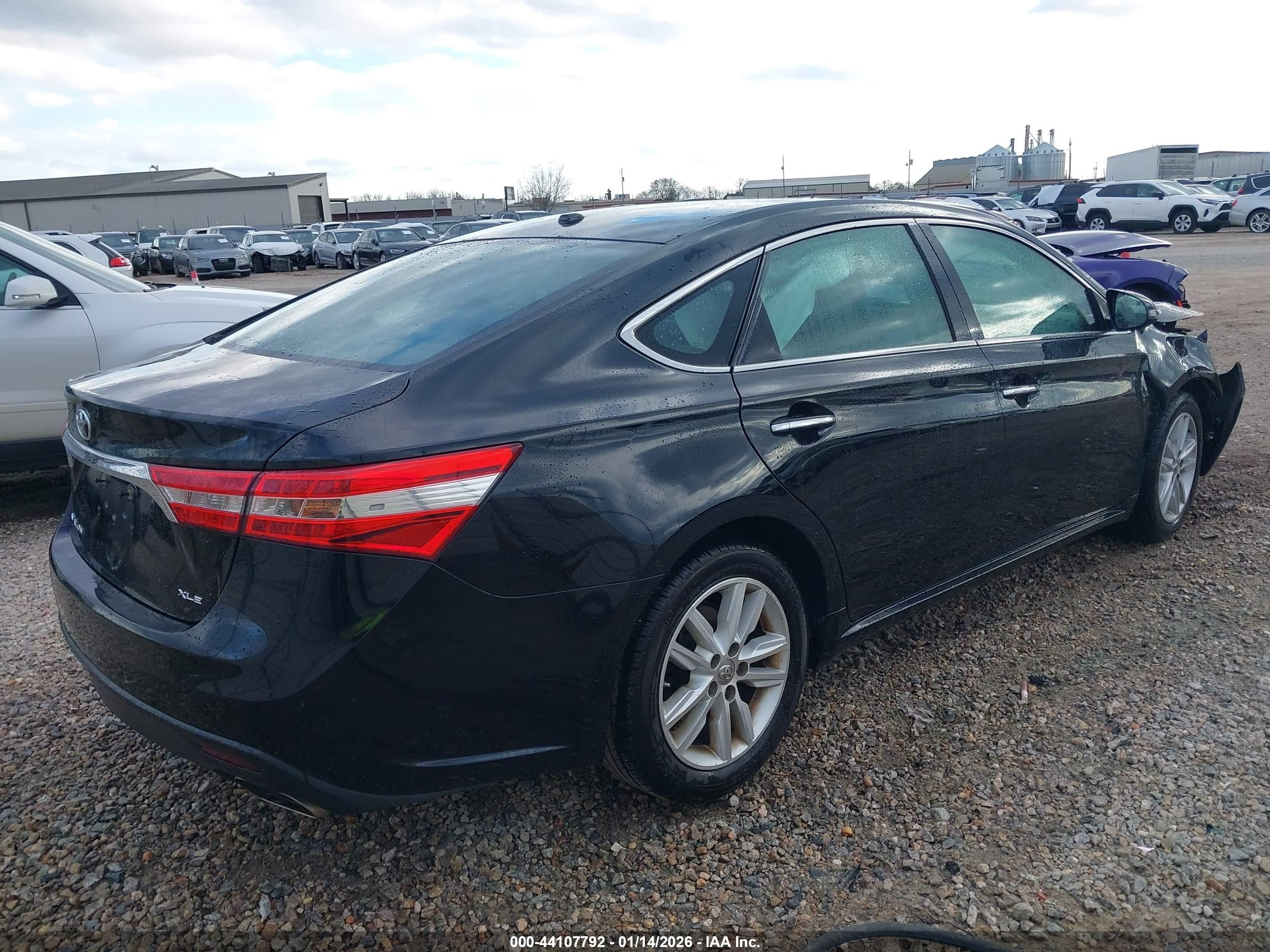2015 Toyota Avalon Xle Black vin: 4T1BK1EB3FU178324