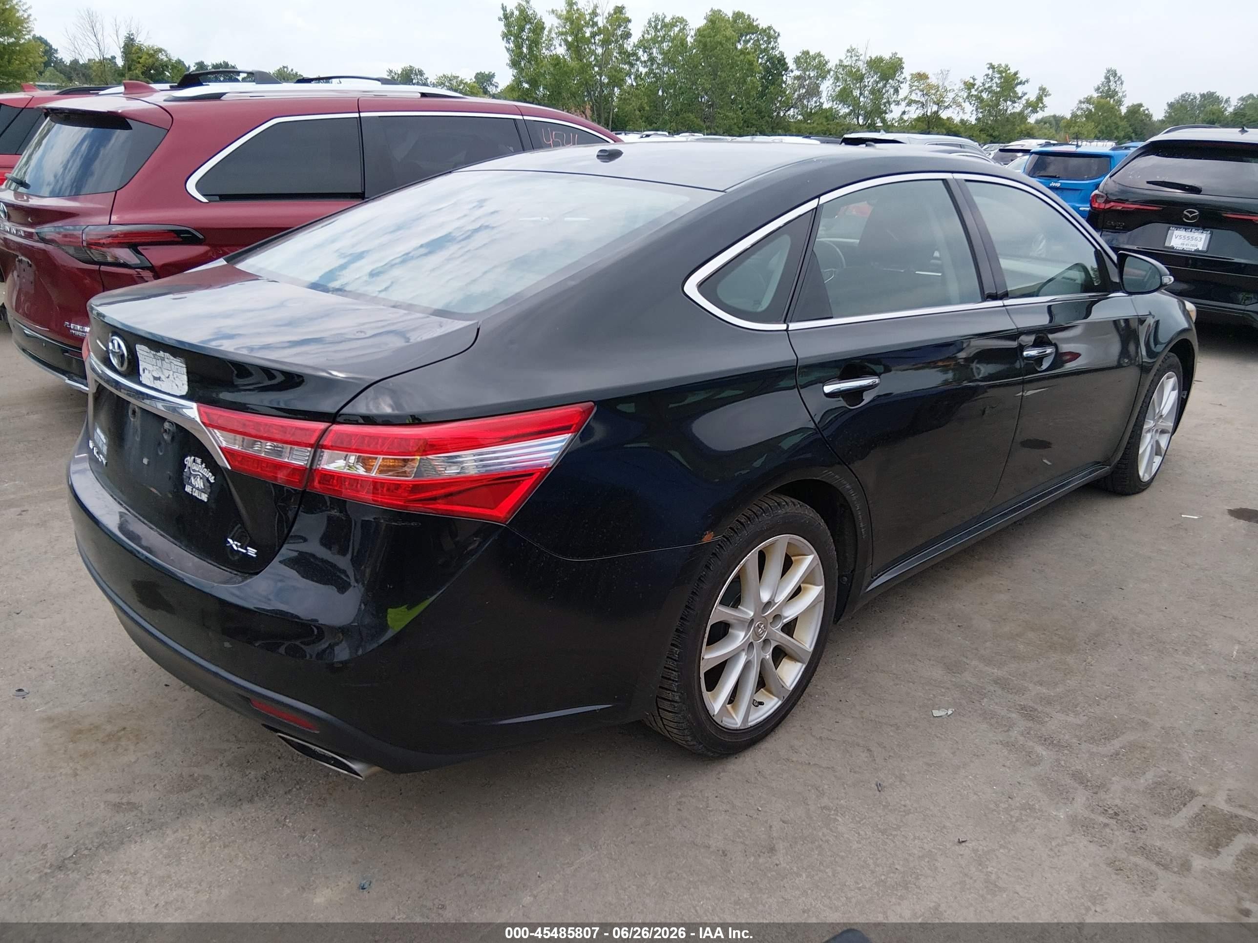 2013 Toyota Avalon Xle Touring Black vin: 4T1BK1EB4DU008082