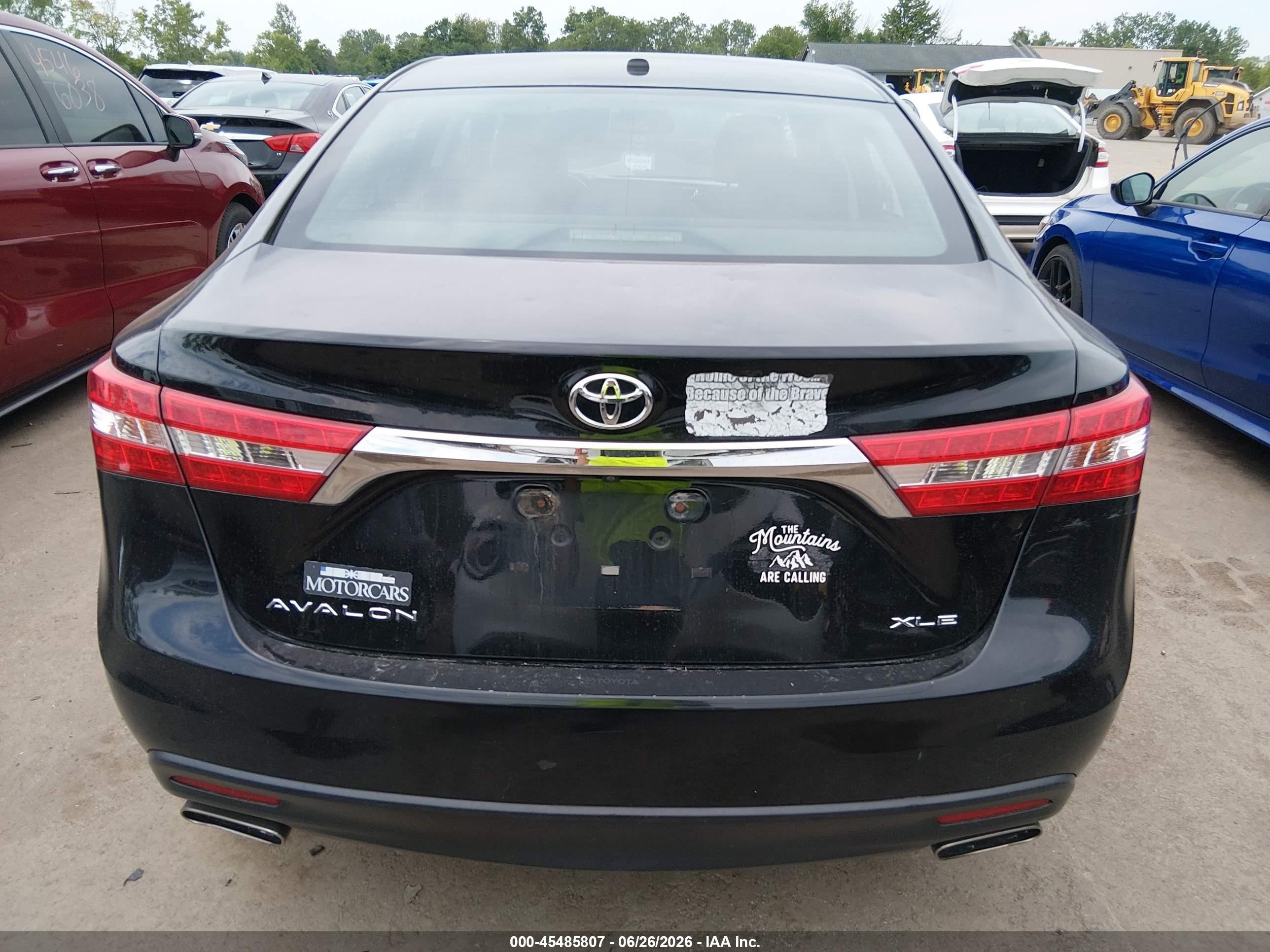 2013 Toyota Avalon Xle Touring Black vin: 4T1BK1EB4DU008082