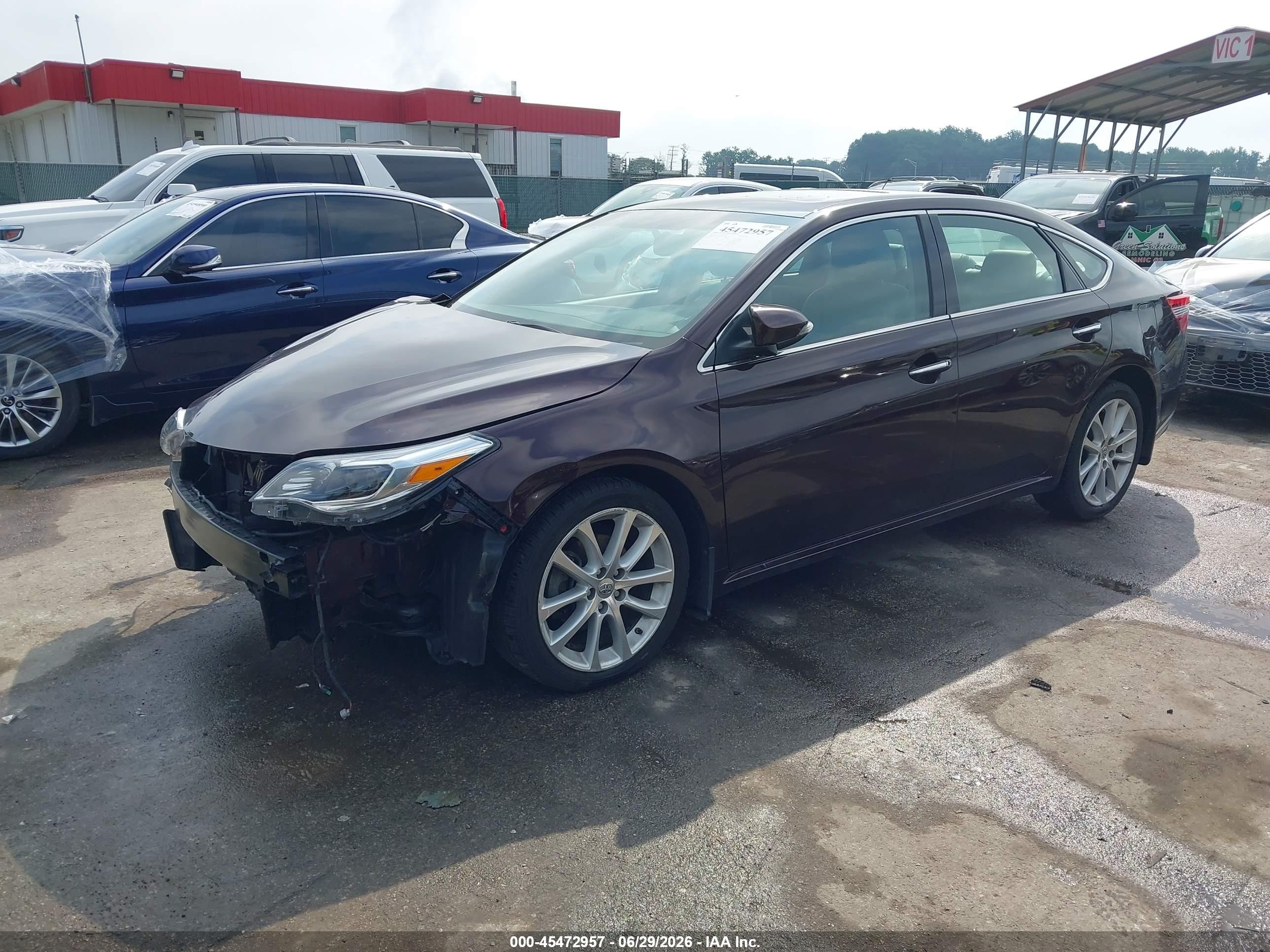 2013 Toyota Avalon Xle Touring Burgundy vin: 4T1BK1EB4DU018238