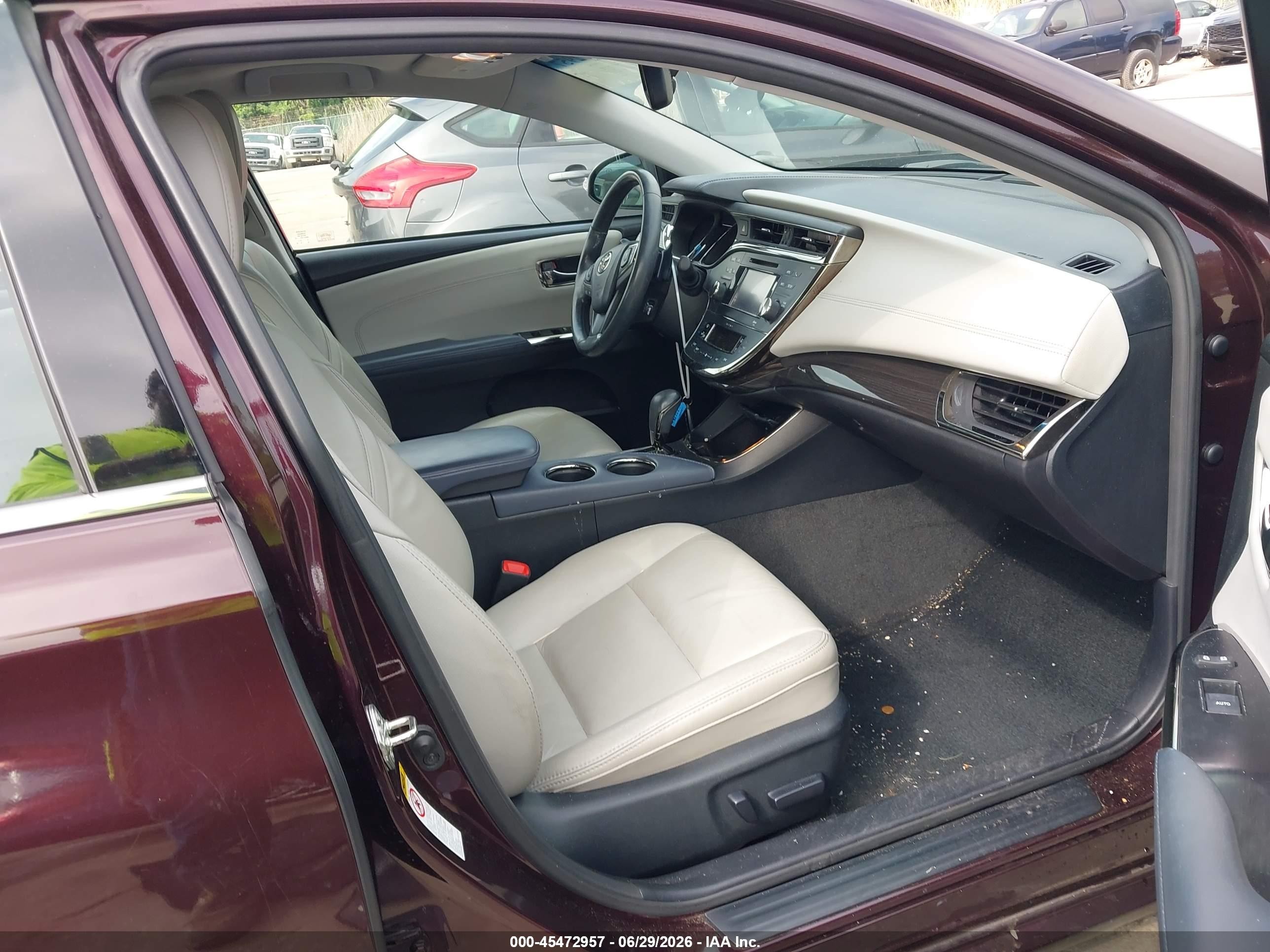 2013 Toyota Avalon Xle Touring Burgundy vin: 4T1BK1EB4DU018238